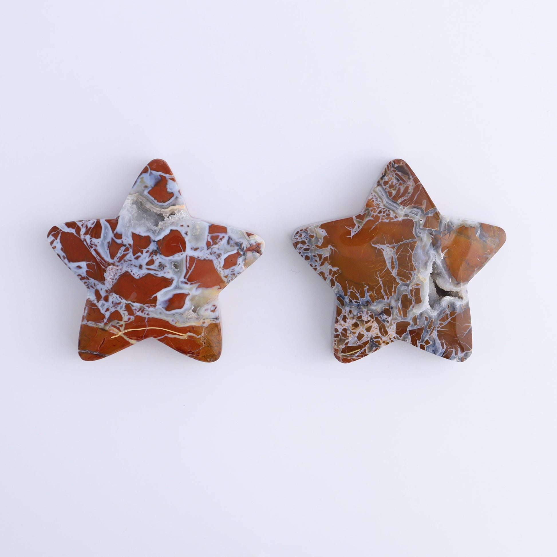 Brecciated Jasper Stars Set of 11 - Expert Wholesale and Supplier of Wholesale Crystals & Bulk Gemstones, ["Brecciated Jasper","Indonesia","stars"]