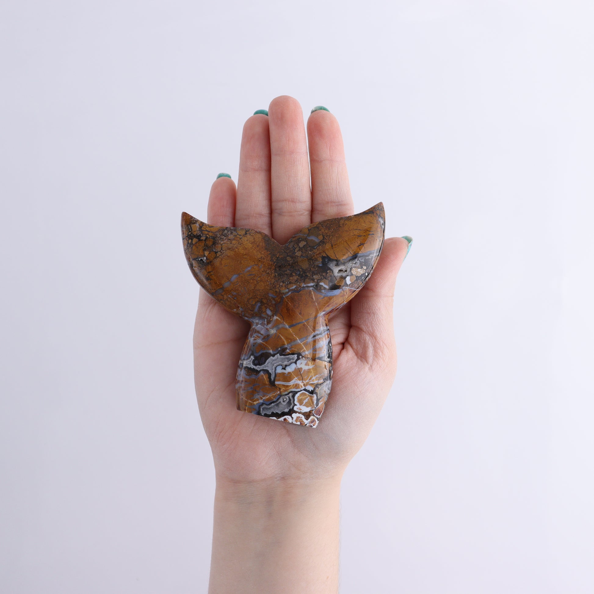 Brecciated Jasper Mixed Carvings Set of 6 - Expert Wholesale and Supplier of Wholesale Crystals & Bulk Gemstones, ["Brecciated Jasper","Freeforms","Hearts","Indonesia","Mermaid Tail","stars"]