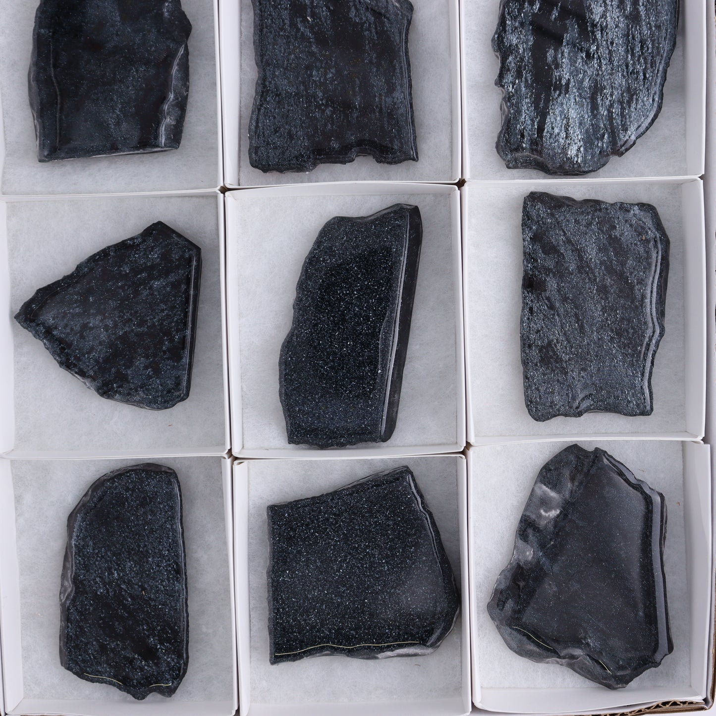 Specularite Flat of 12 - Expert Wholesale and Supplier of Wholesale Crystals & Bulk Gemstones, ["flat","Flats","Specularite","United States"]