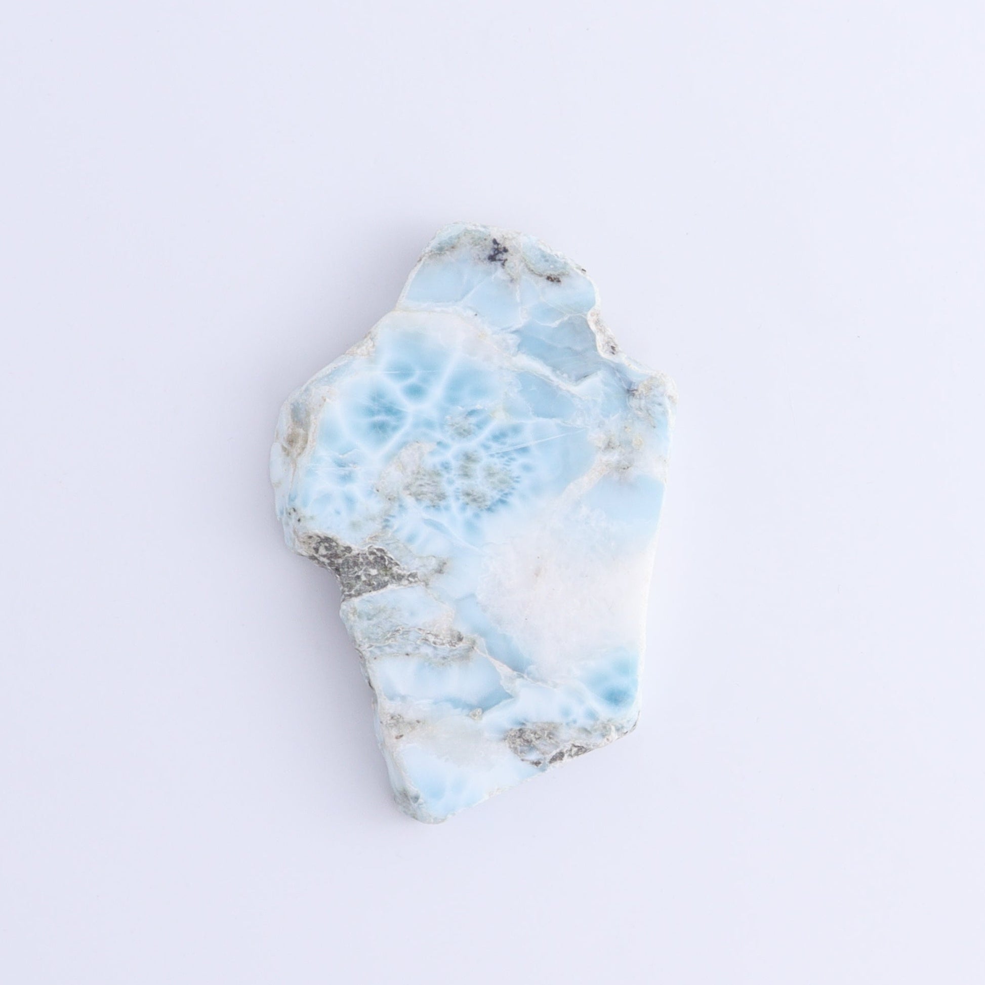 Larimar Slices Set of 4 - Expert Wholesale and Supplier of Wholesale Crystals & Bulk Gemstones, ["Larimar","Slices and Slabs"]