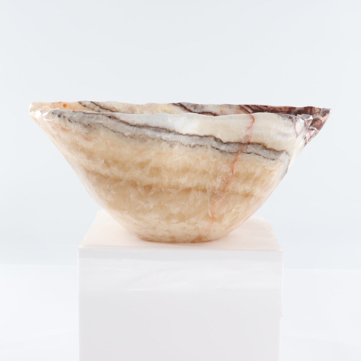 Mexican Onyx/Calcite Bowl 16"