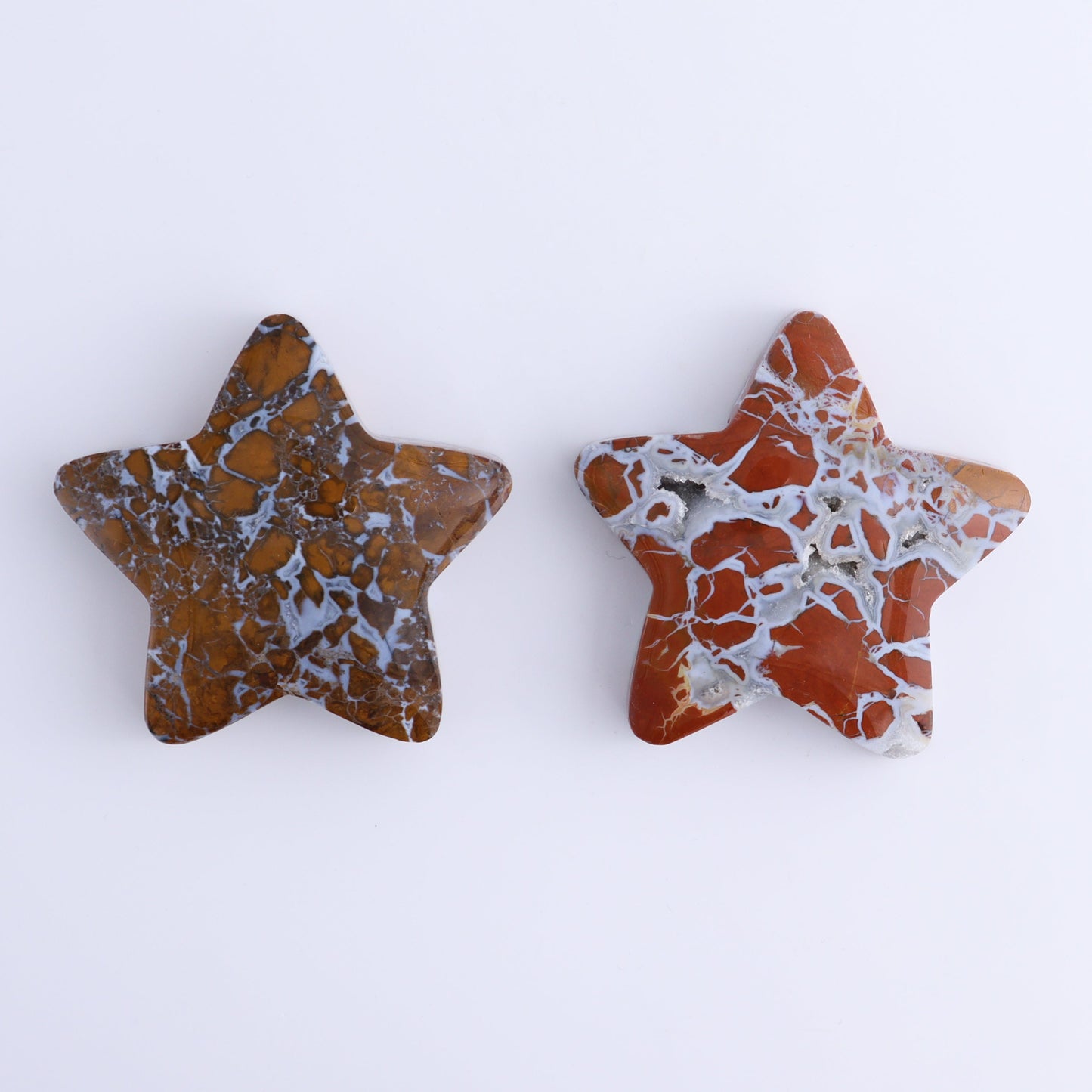 Brecciated Jasper Stars Set of 11 - Expert Wholesale and Supplier of Wholesale Crystals & Bulk Gemstones, ["Brecciated Jasper","Indonesia","stars"]