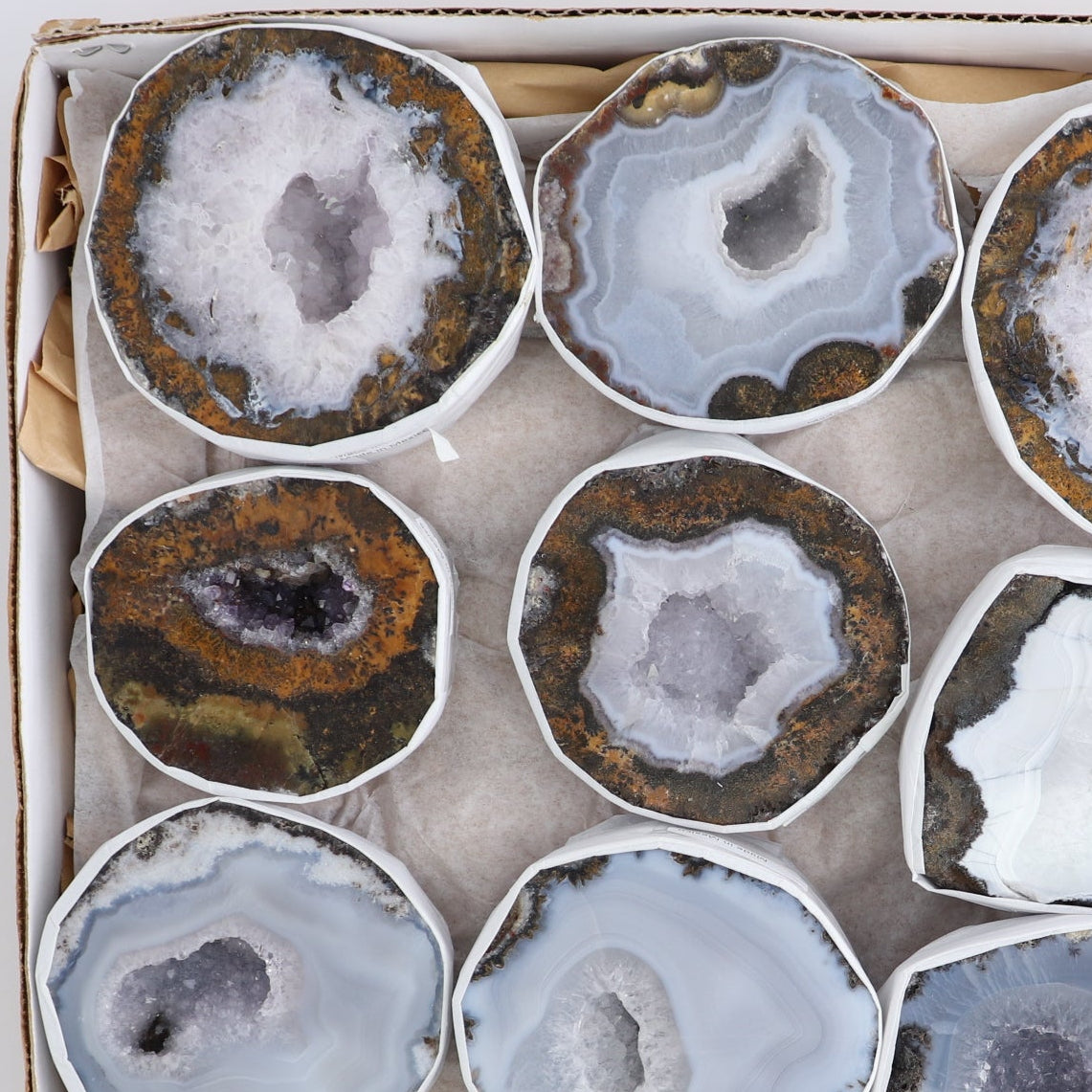 Las Choyas Geodes Set of 12