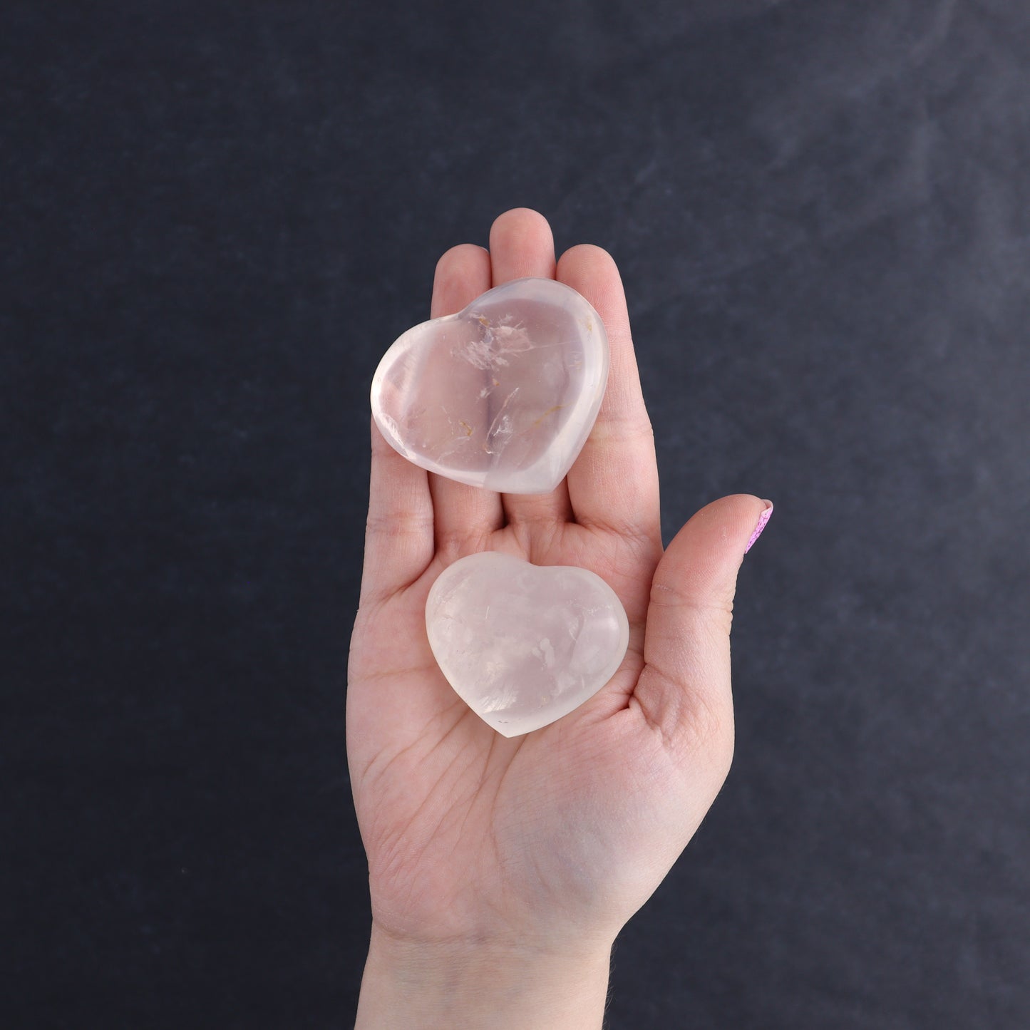 Girasol Quartz Hearts Set of 18 - Expert Wholesale and Supplier of Wholesale Crystals & Bulk Gemstones, ["Girasol","Girasol Quartz","Hearts","Quartz"]