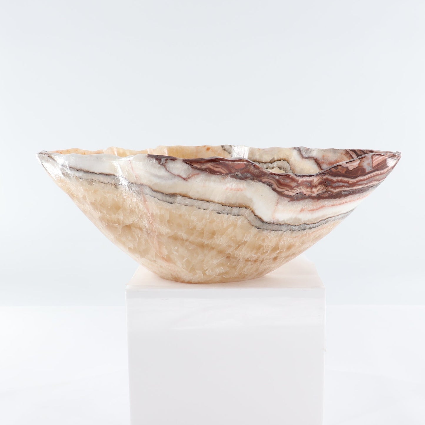 Mexican Onyx/Calcite Bowl 16"