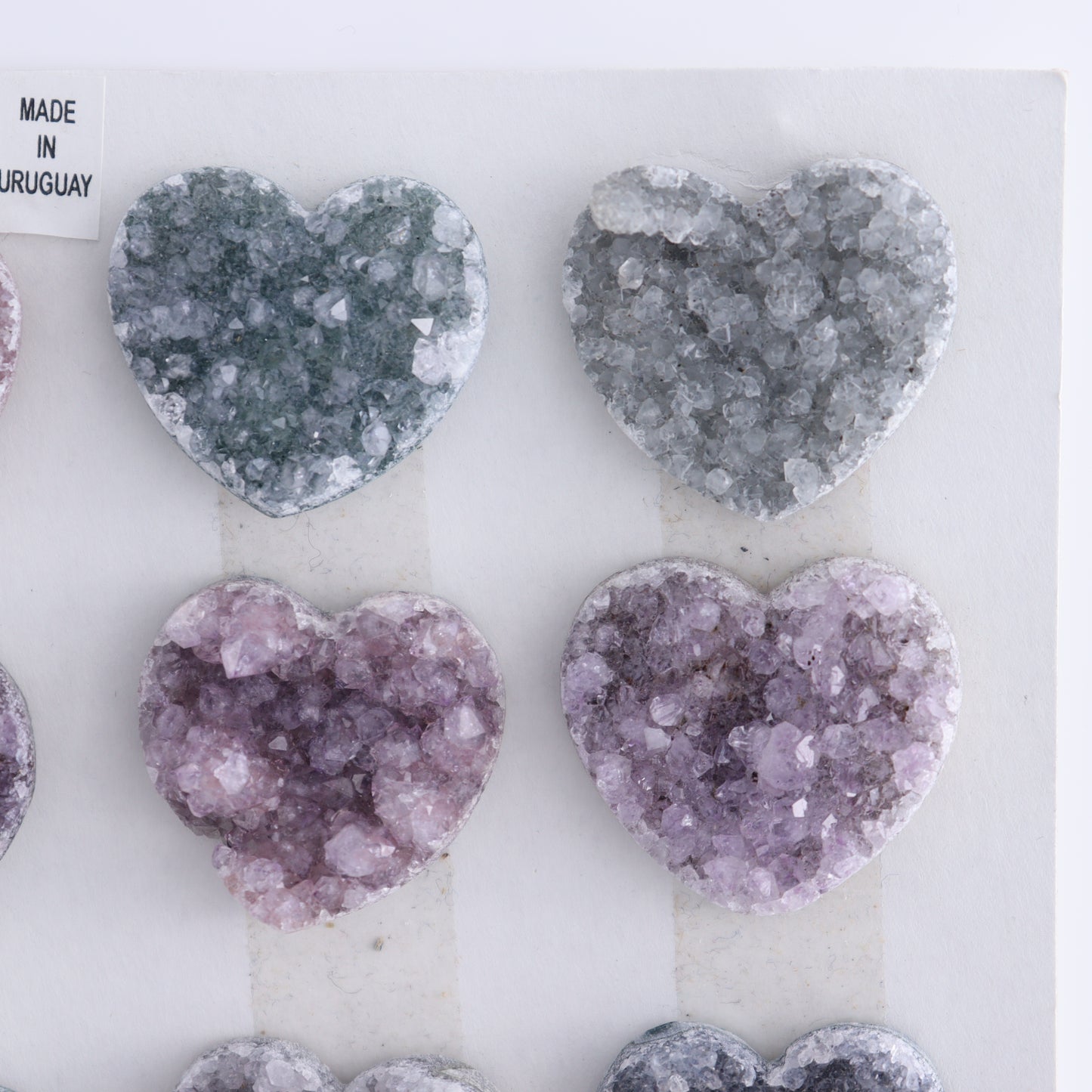 Uruguay Amethyst Hearts Cabs Set of 9 - Expert Wholesale and Supplier of Wholesale Crystals & Bulk Gemstones, ["Amethyst","Cabs","close_70","Hearts","Uruguay"]