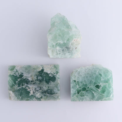 Fluorite Face Polished Set of 3 - Expert Wholesale and Supplier of Wholesale Crystals & Bulk Gemstones, ["Face Polished","Fluorite","Mexico"]