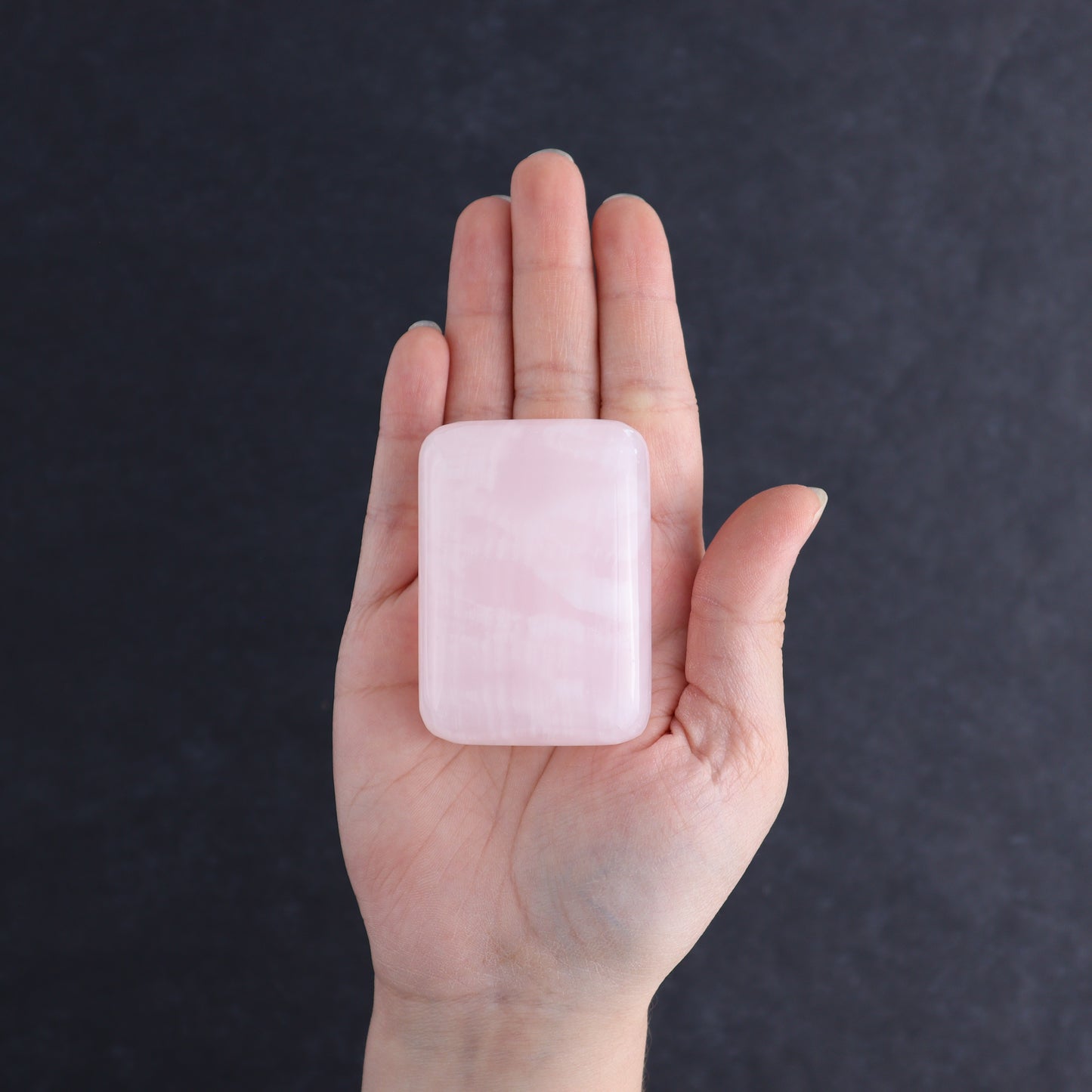 Pink Mangano Calcite Rectangles and Hearts Set of 6 - Expert Wholesale and Supplier of Wholesale Crystals & Bulk Gemstones, ["Calcite","Hearts","Madagascar","Pink Calcite","Rectangle"]