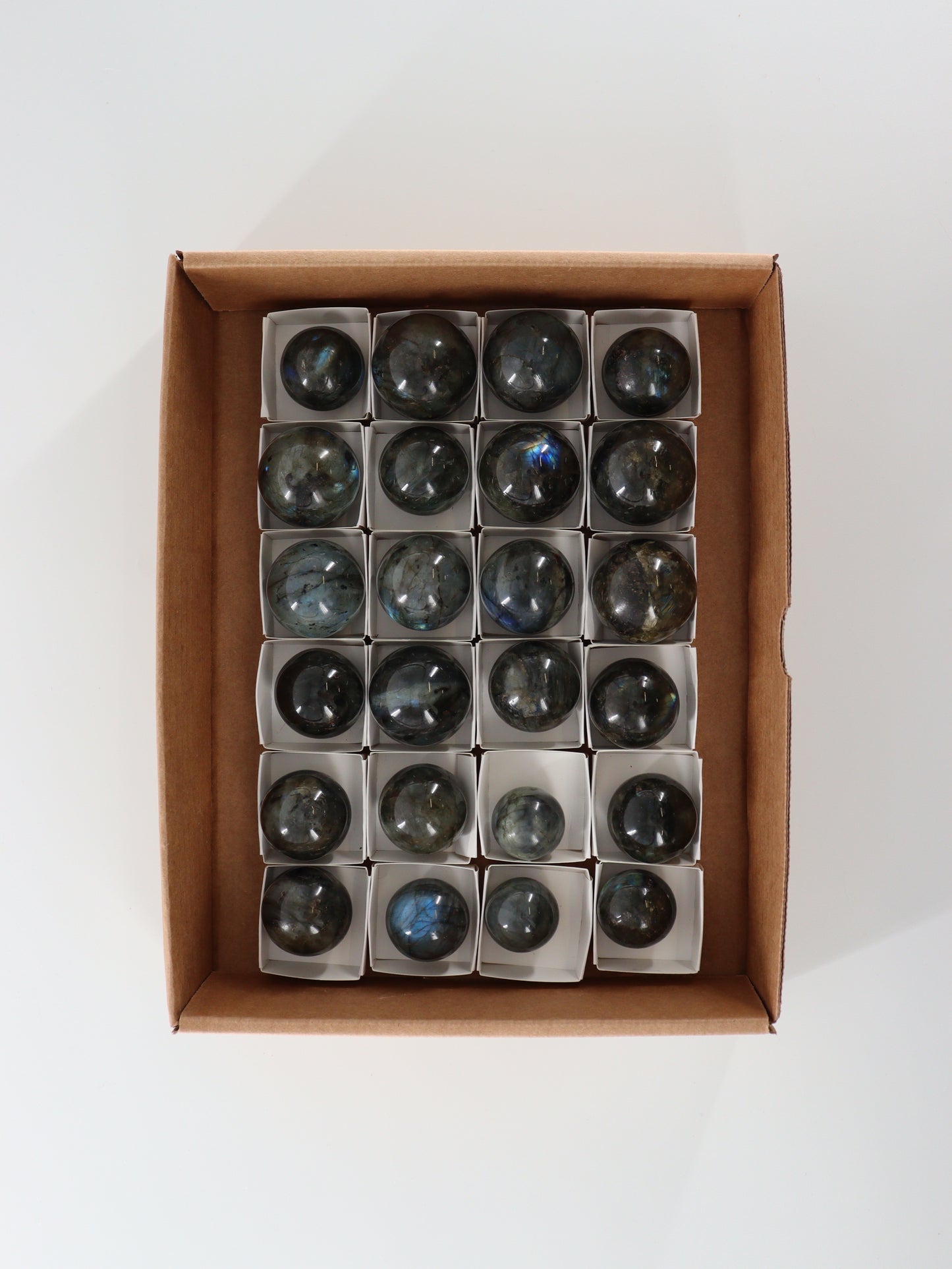 Labradorite Spheres Flat - Expert Wholesale and Supplier of Wholesale Crystals & Bulk Gemstones, []