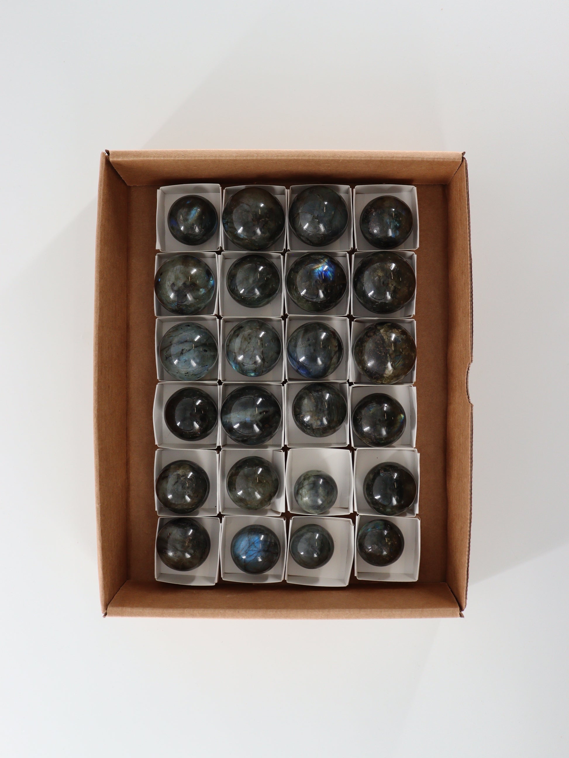 Labradorite Spheres Flat - Expert Wholesale and Supplier of Wholesale Crystals & Bulk Gemstones, []