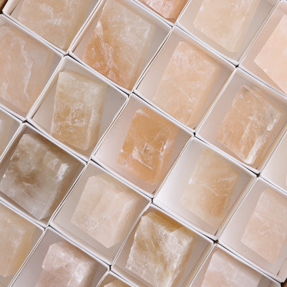 Pink Optical Calcite Flat of 24 - Expert Wholesale and Supplier of Wholesale Crystals & Bulk Gemstones, ["Flats","Mexico","Optical Calcite","Pink Calcite"]