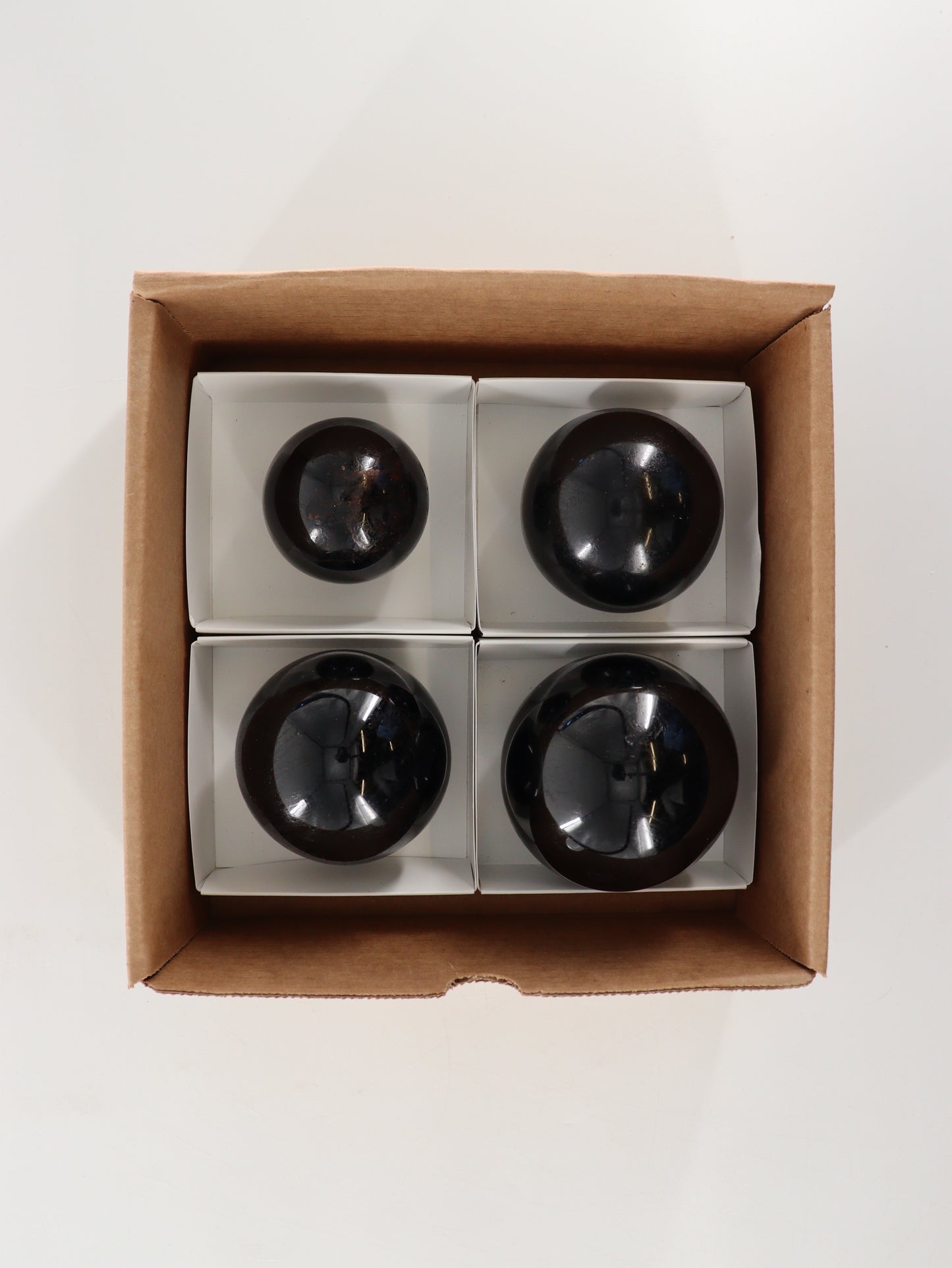 Tourmaline Spheres Set of 4 - Expert Wholesale and Supplier of Wholesale Crystals & Bulk Gemstones, []