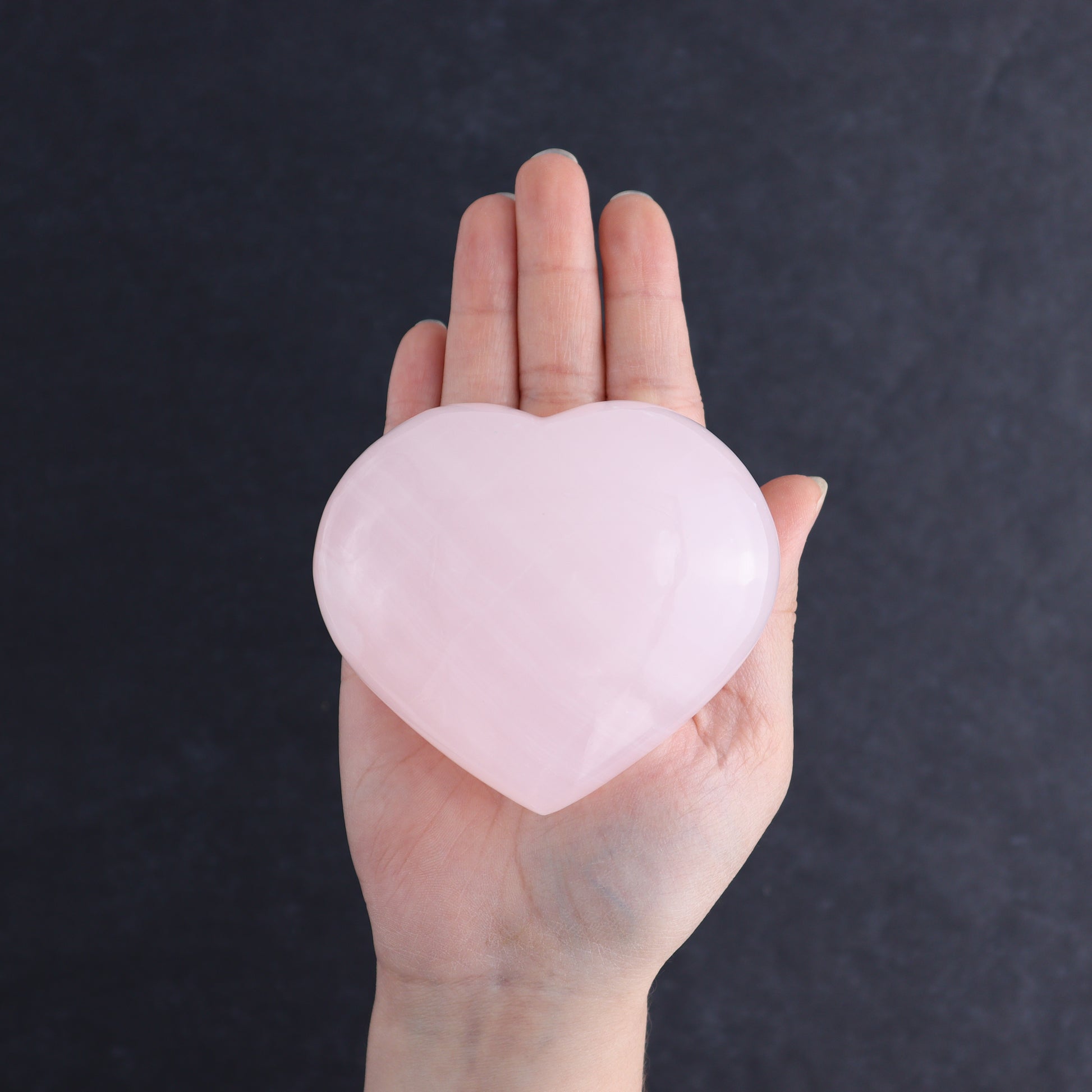 Pink Mangano Calcite Rectangles and Hearts Set of 6 - Expert Wholesale and Supplier of Wholesale Crystals & Bulk Gemstones, ["Calcite","Hearts","Madagascar","Pink Calcite","Rectangle"]