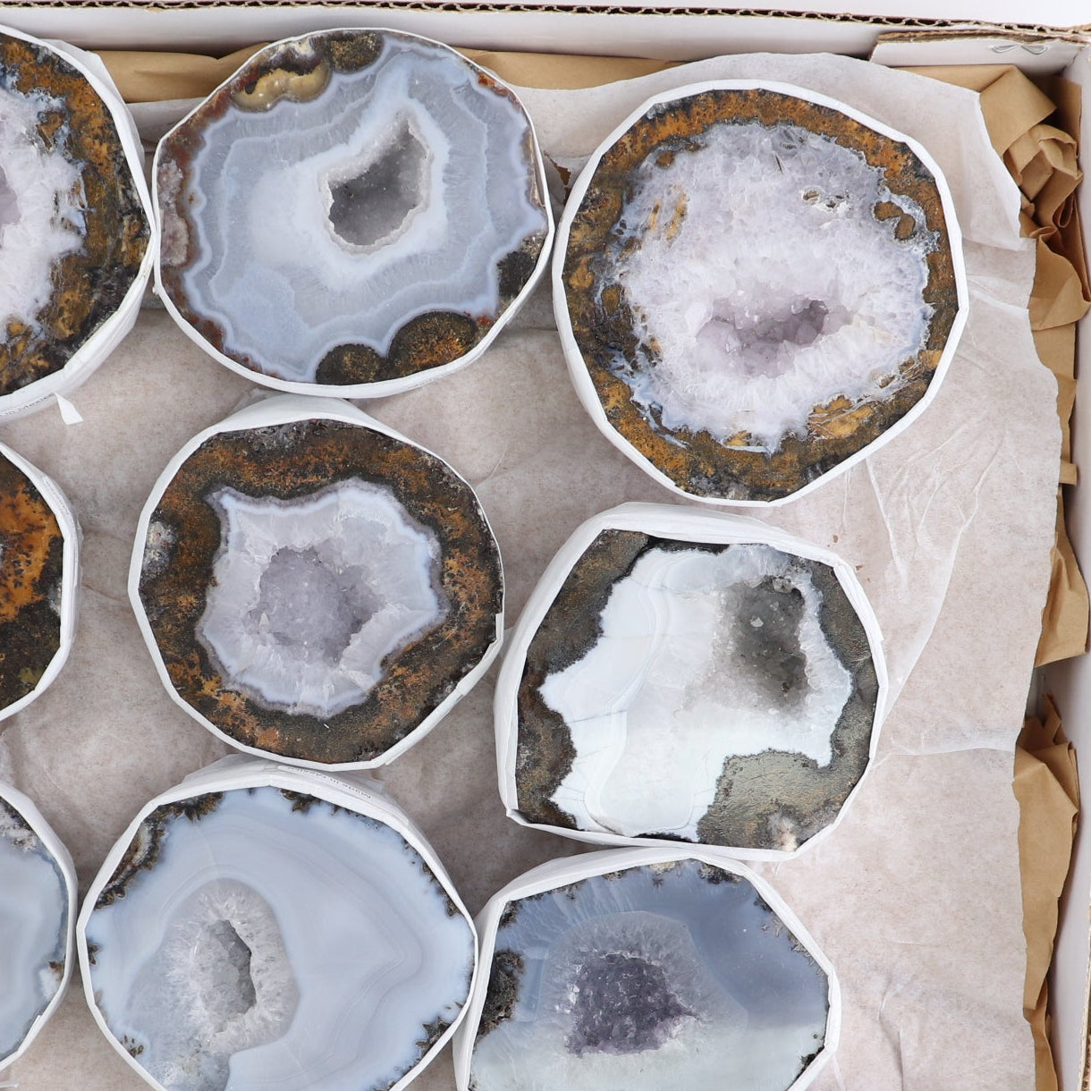 Las Choyas Geodes Set of 12