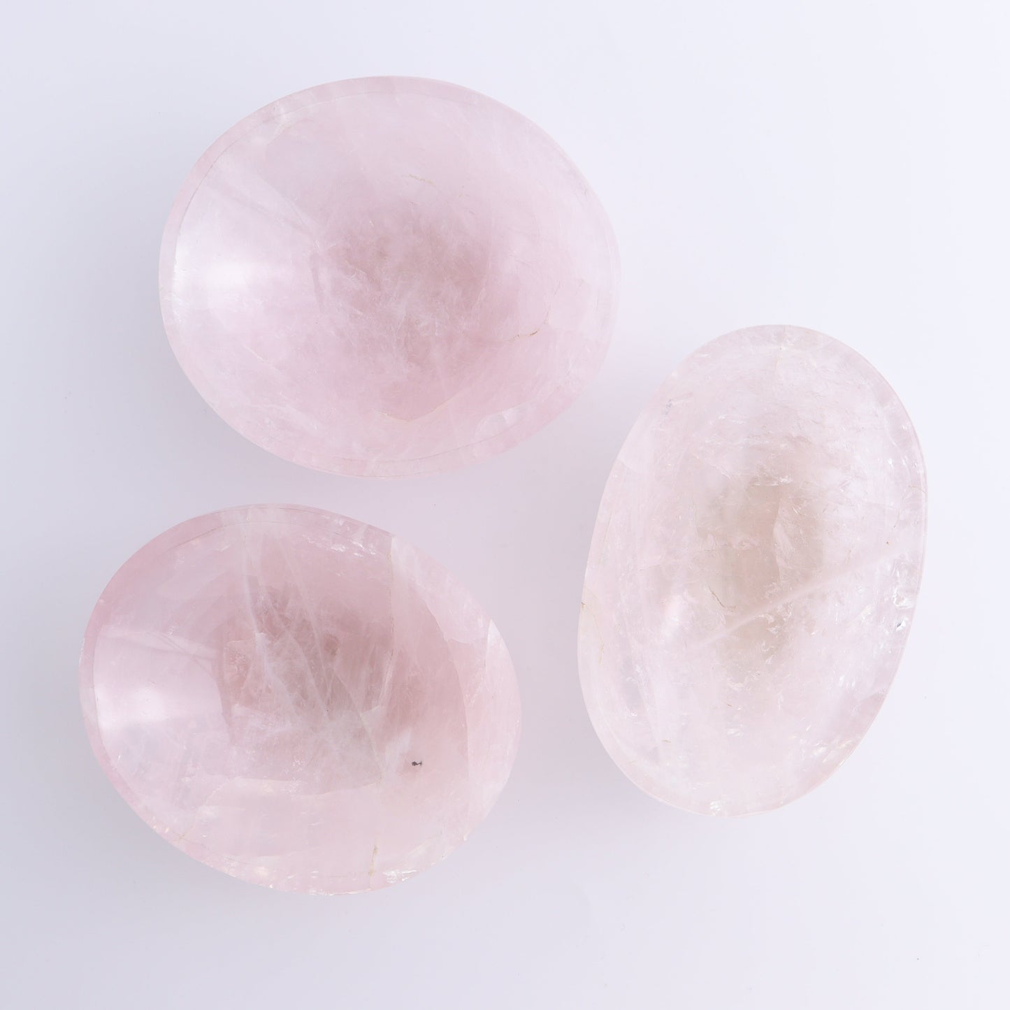 Rose Quartz Bowls Set of 5