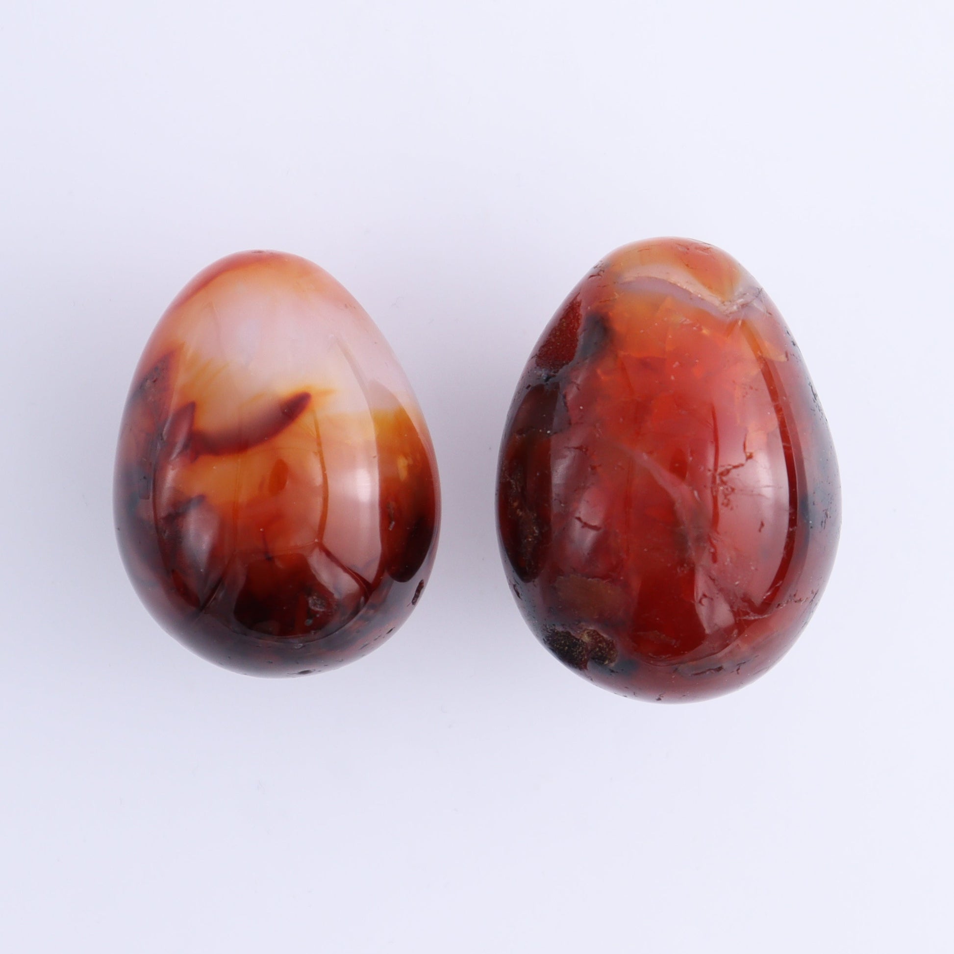Carnelian Eggs Set of 12 - Expert Wholesale and Supplier of Wholesale Crystals & Bulk Gemstones, ["carnelian","Eggs","Madagascar"]