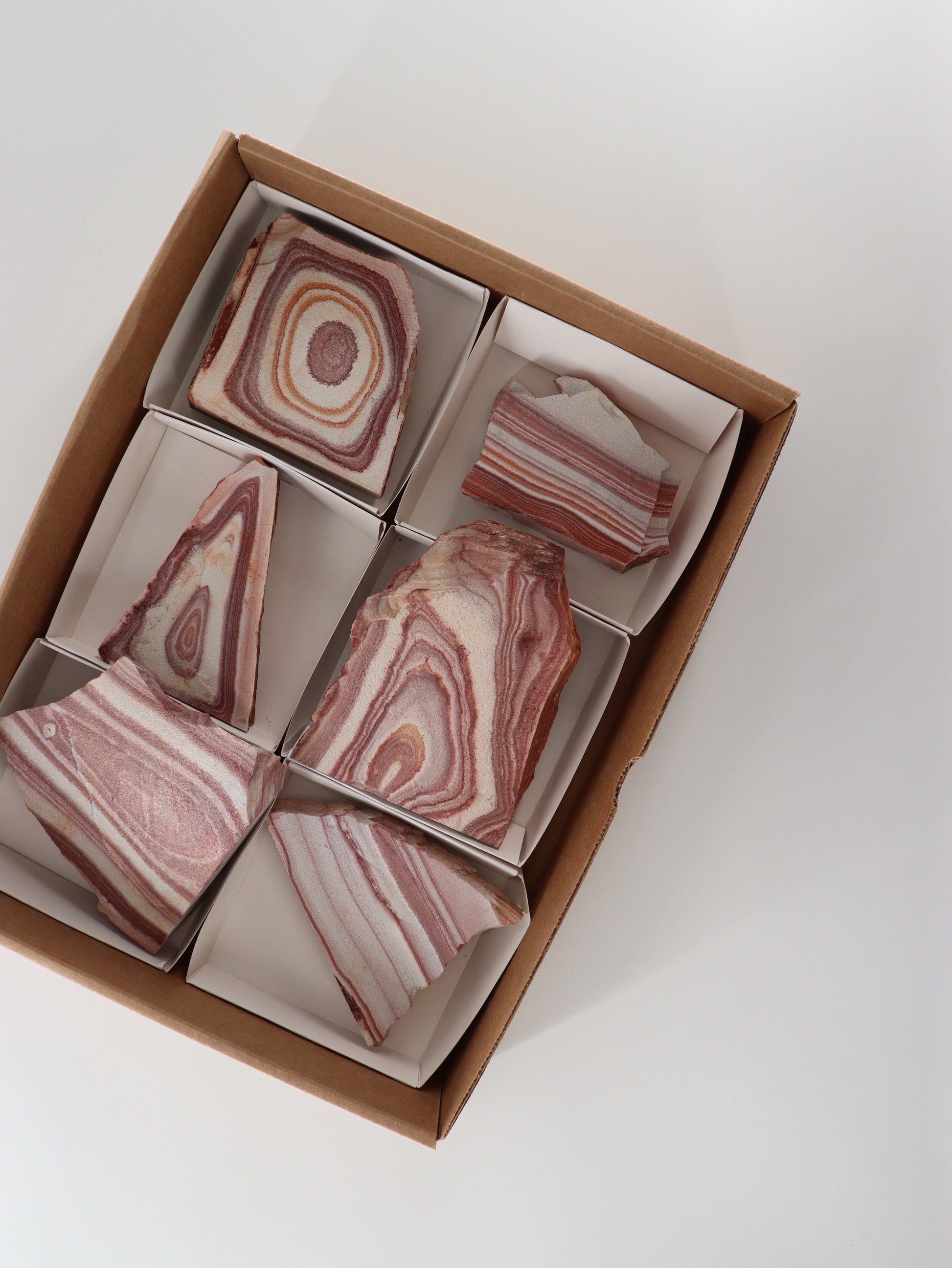 Ryholite Slices and Slabs Set of 6 - Expert Supplier of Wholesale Crystals & Bulk Gemstones