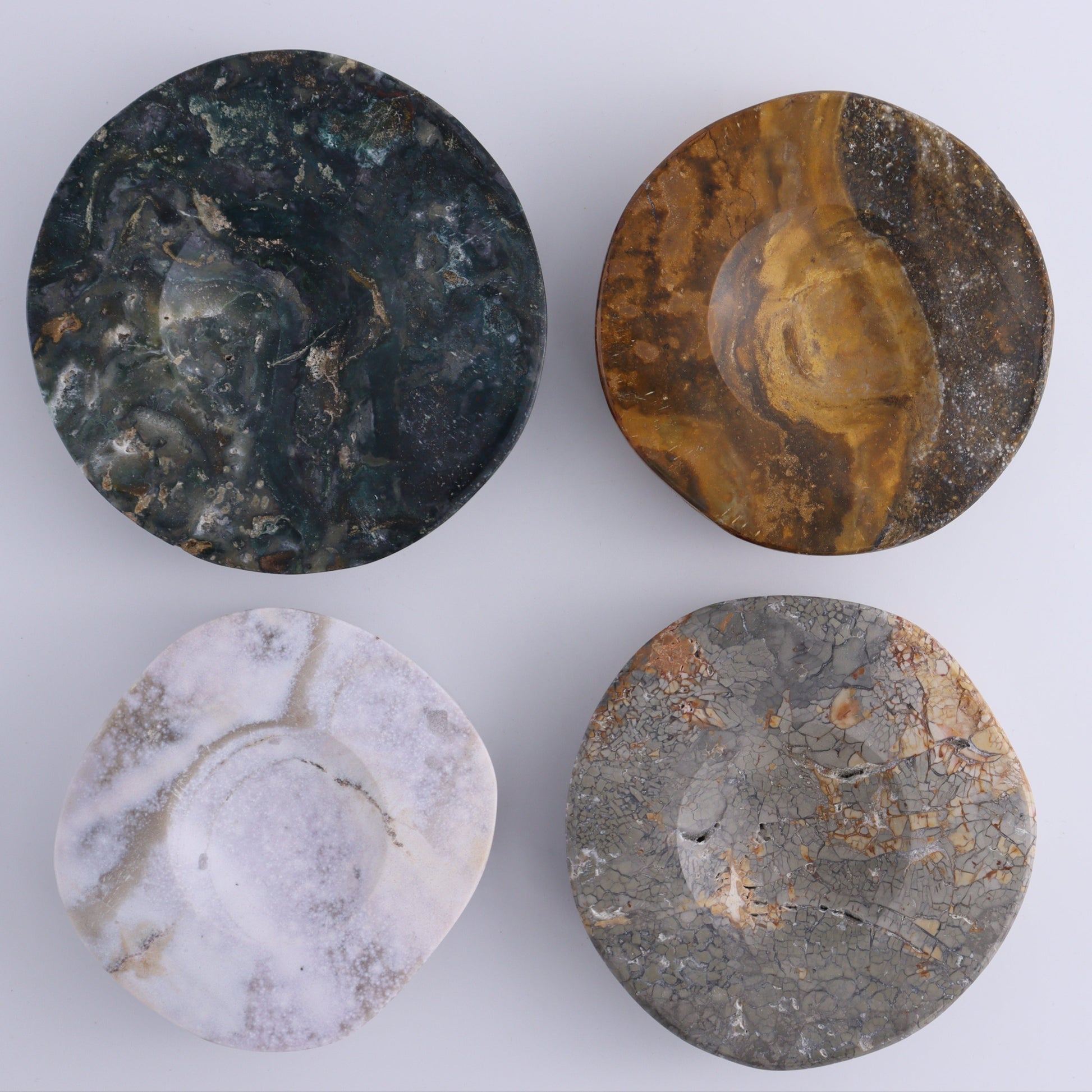 Ocean Jasper Sphere Holders Set of 4 - Expert Wholesale and Supplier of Wholesale Crystals & Bulk Gemstones, ["Ocean Jasper","sphere holder"]