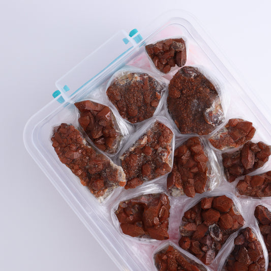 Quartz Hematite Matrix Flat from Morocco - Expert Wholesale and Supplier of Wholesale Crystals & Bulk Gemstones, ["Barite","Flats","Hematite","Matrix","Morocco","Quartz","Quartz Hematite"]