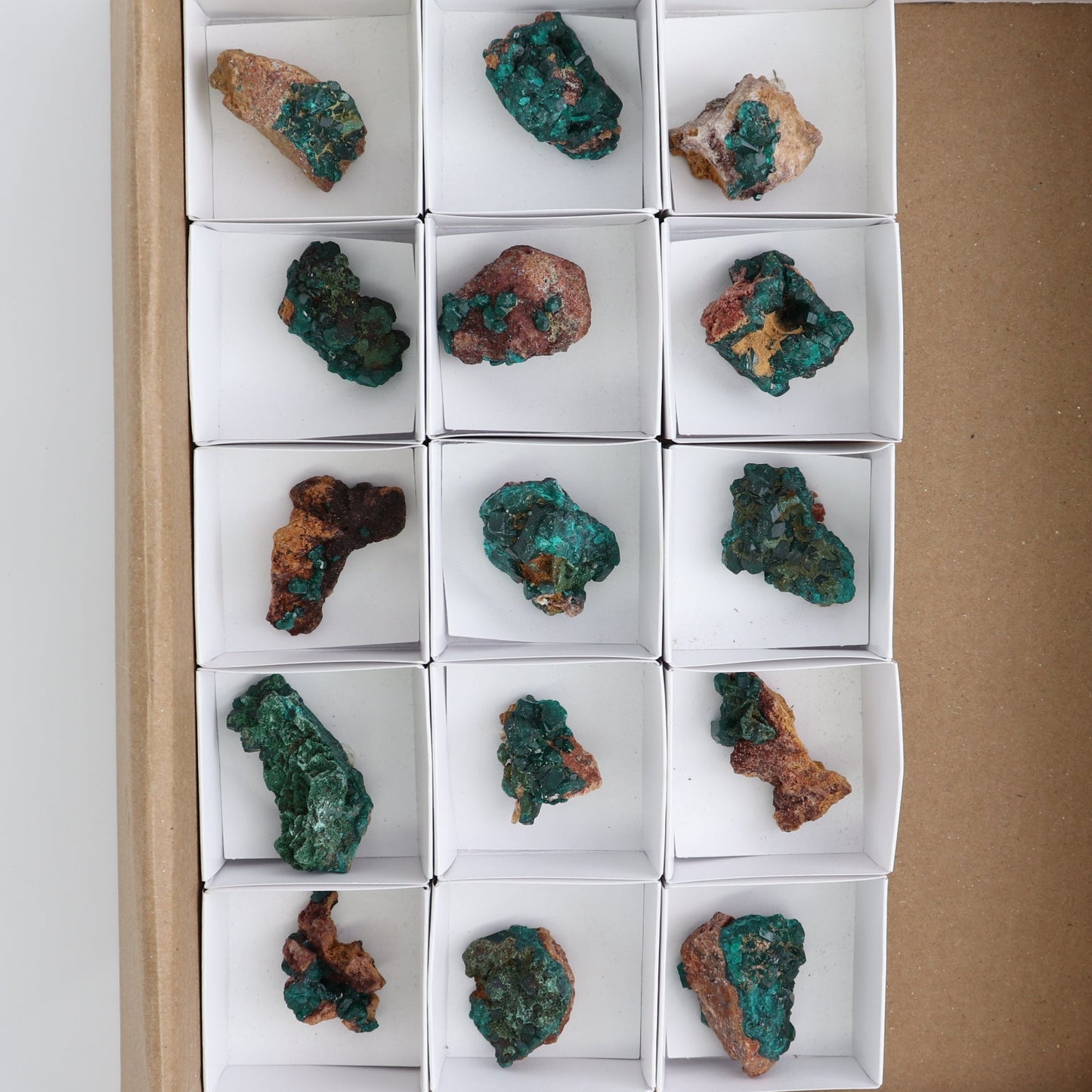 Dioptase Set of 15