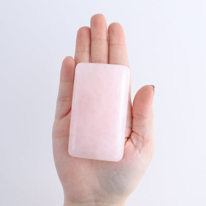 Pink Mangano Calcite Rectangles Set of 12