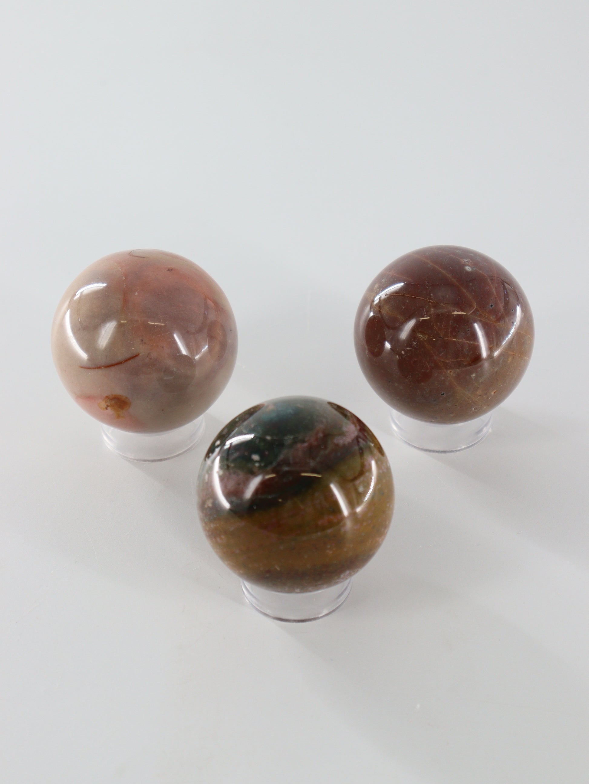 Fancy Jasper Spheres Set of 12 - Expert Wholesale and Supplier of Wholesale Crystals & Bulk Gemstones, []