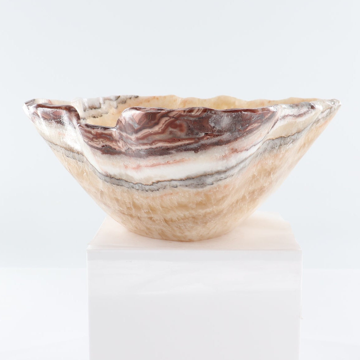 Mexican Onyx/Calcite Bowl 16"