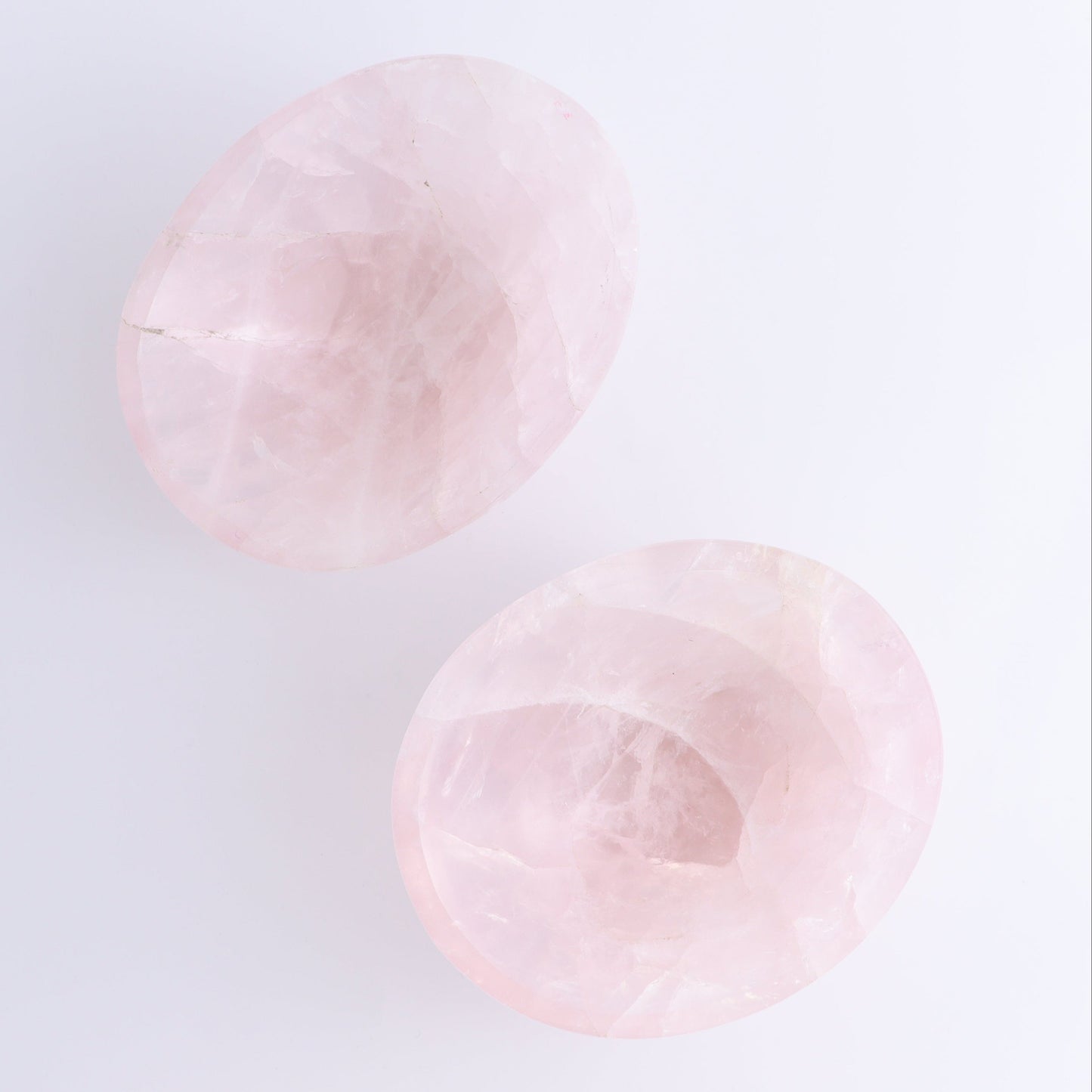 Rose Quartz Bowls Set of 5