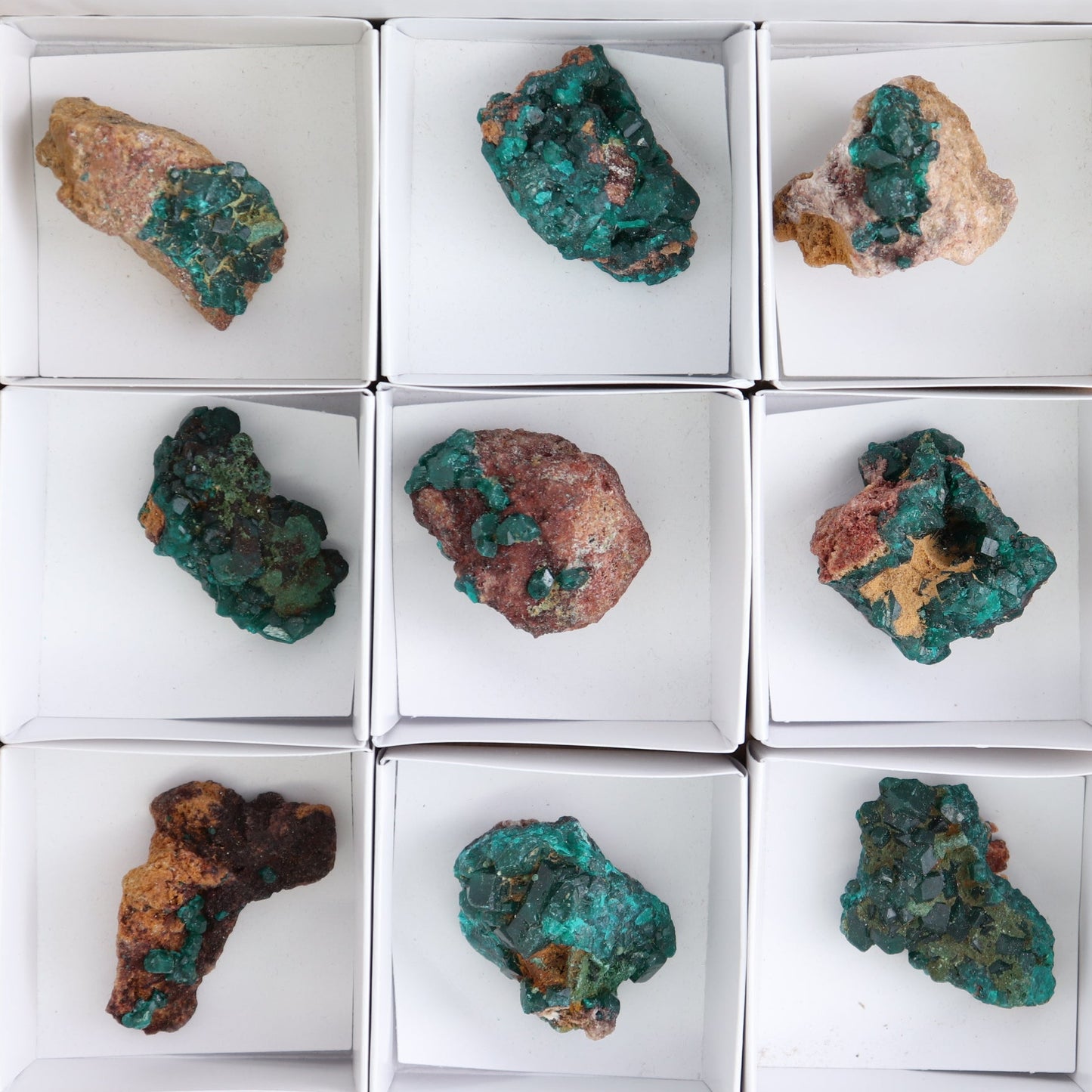 Dioptase Set of 15