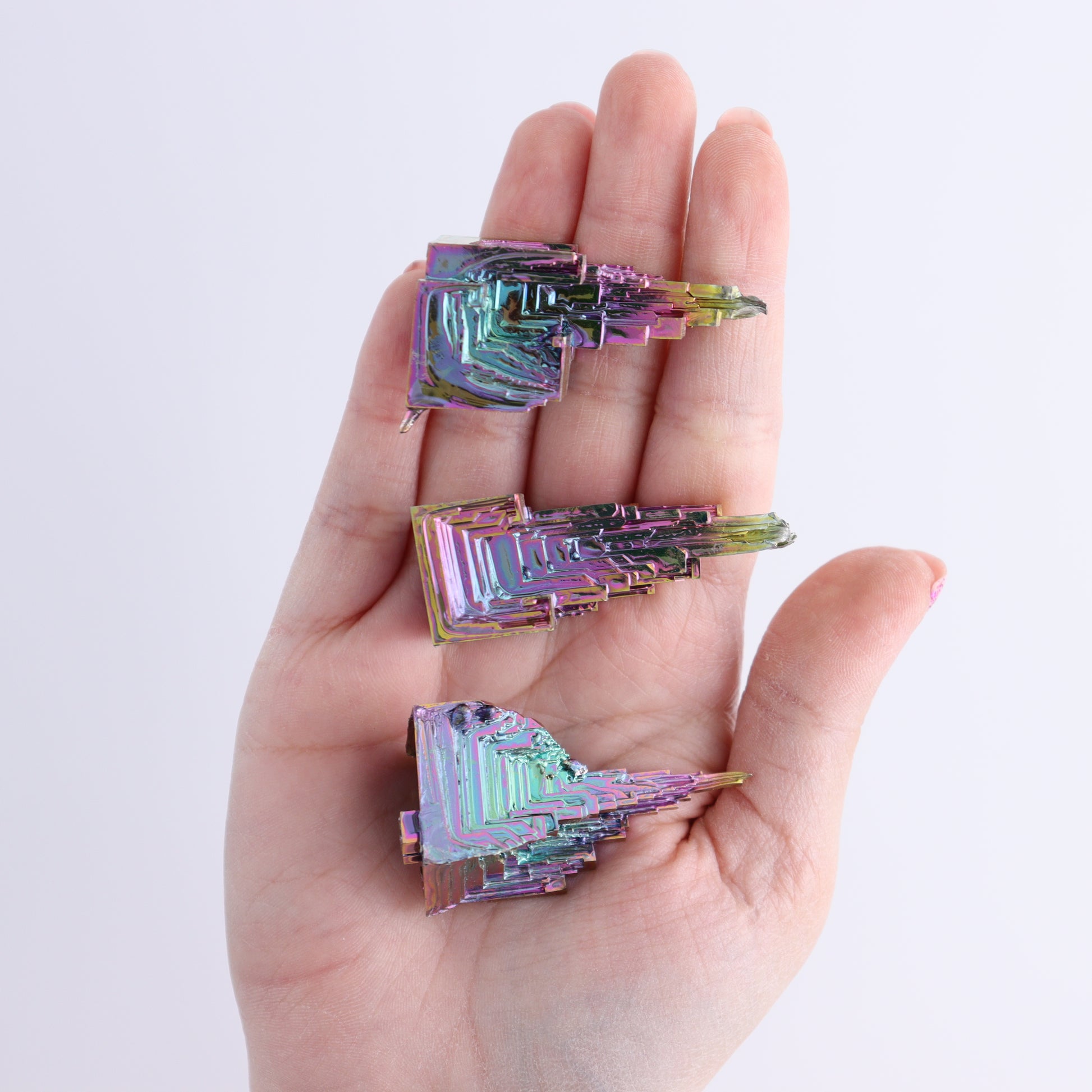 Bismuth Flat of 35 - Expert Wholesale and Supplier of Wholesale Crystals & Bulk Gemstones, ["Bismuth"]