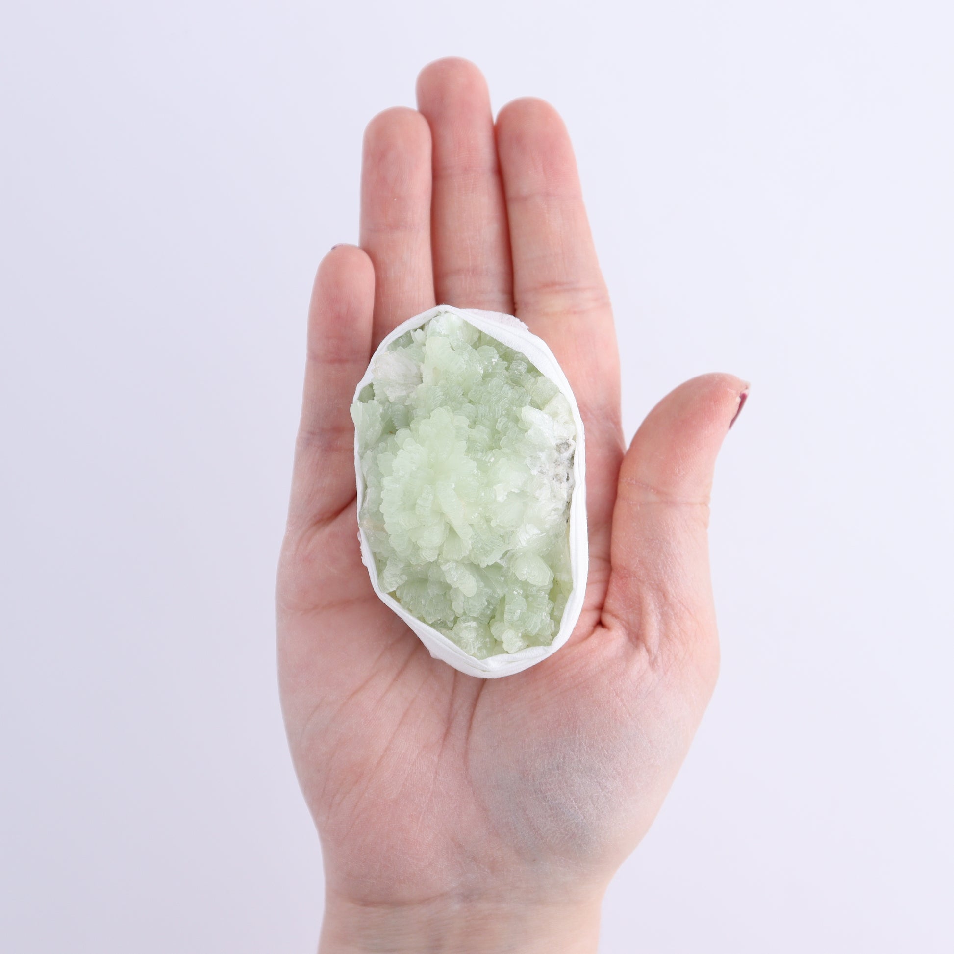 Prehnite Flat from Morocco - Expert Wholesale and Supplier of Wholesale Crystals & Bulk Gemstones, ["Clusters","Flats","Morocco","Prehnite"]