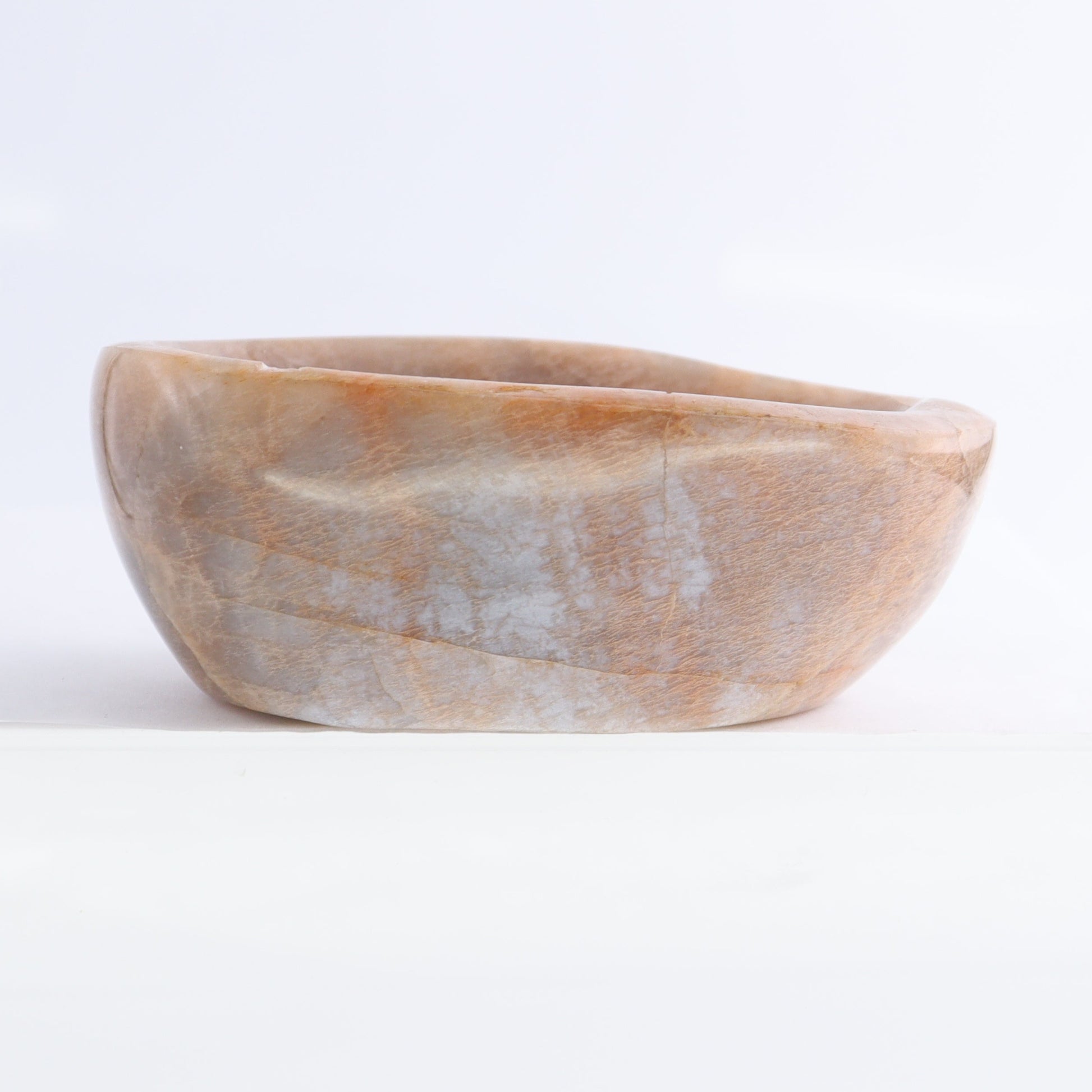 Peach Moonstone Bowl Set of 4 - Expert Wholesale and Supplier of Wholesale Crystals & Bulk Gemstones, ["bowl","Bowls","Peach Moonstone"]