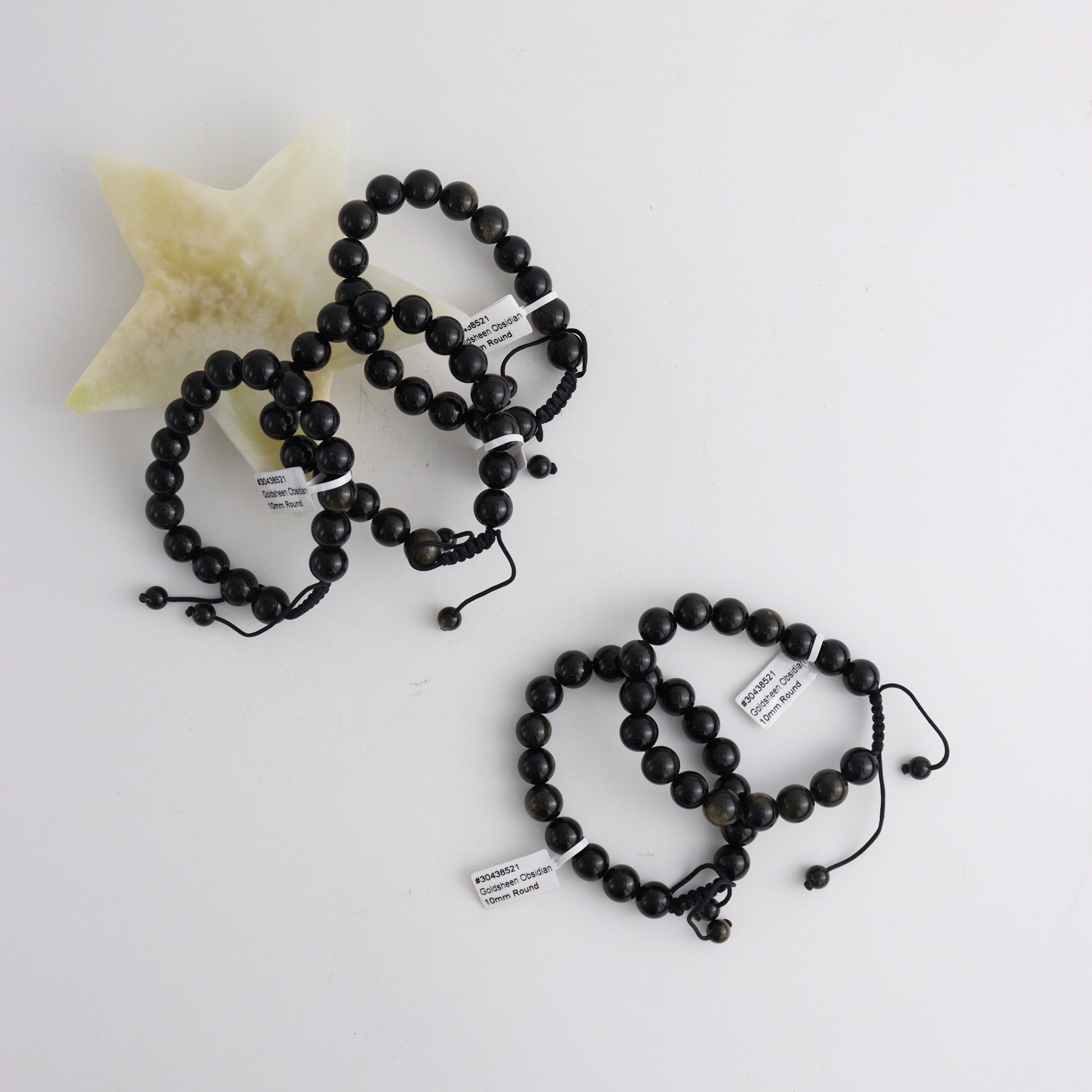 Gold Sheen Obsidian Bracelet 10mm Set of 10 - Expert Wholesale and Supplier of Wholesale Crystals & Bulk Gemstones, ["bracelets","China","Gold Sheen Obsidian","Jewelry","Obsidian"]