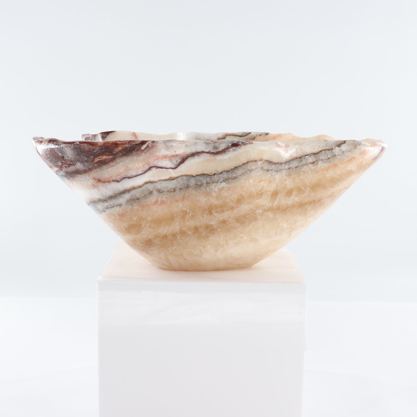 Mexican Onyx/Calcite Bowl 16"