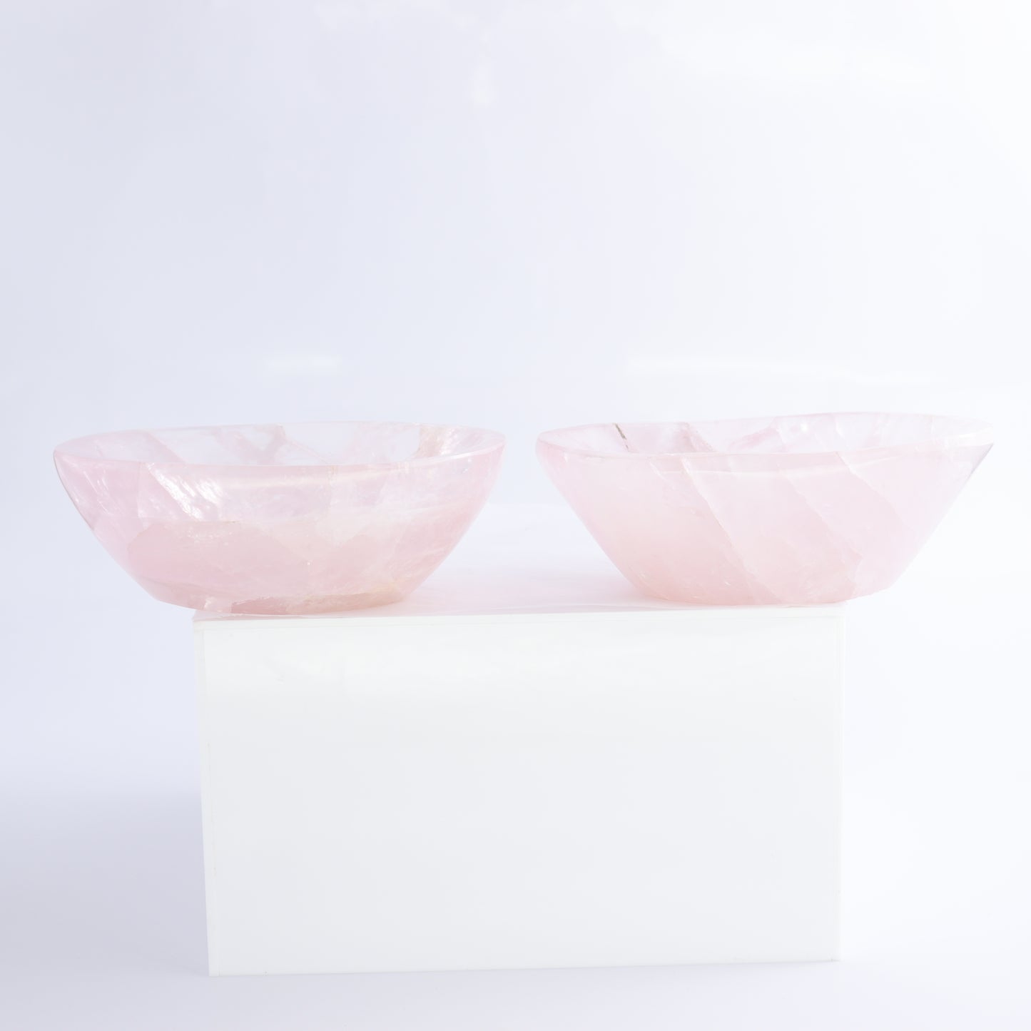 Rose Quartz Bowls Set of 5