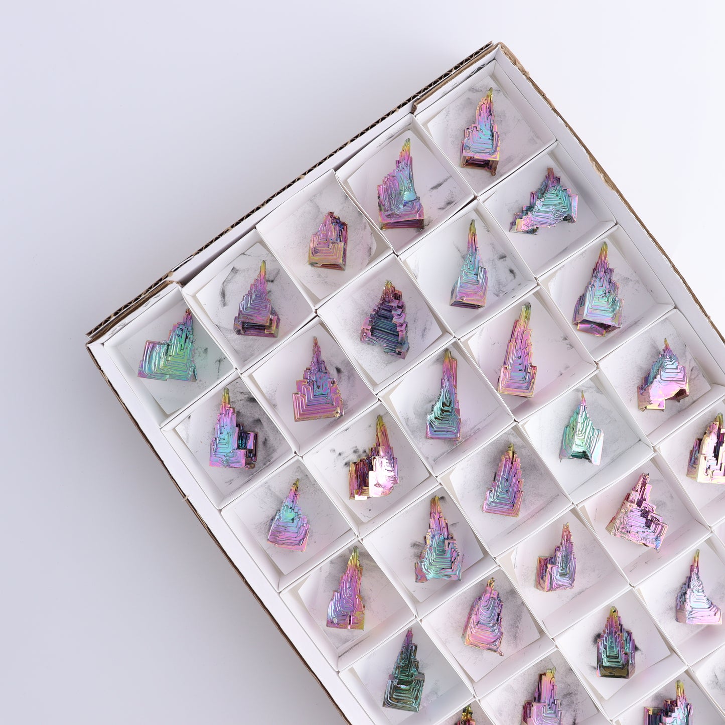 Bismuth Flat of 35 - Expert Wholesale and Supplier of Wholesale Crystals & Bulk Gemstones, ["Bismuth"]