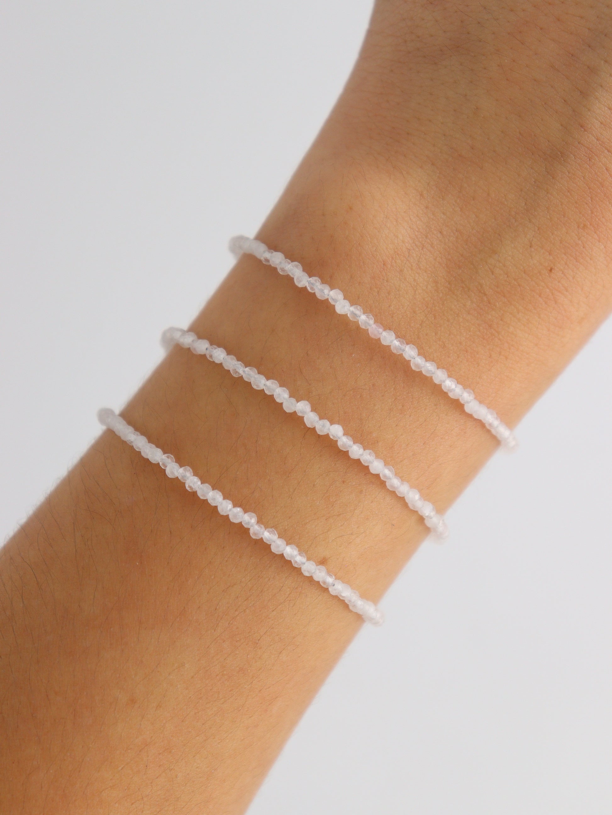 Sterling Silver Rose Quartz Adjustable Bracelets - Expert Supplier of Wholesale Crystals & Bulk Gemstones