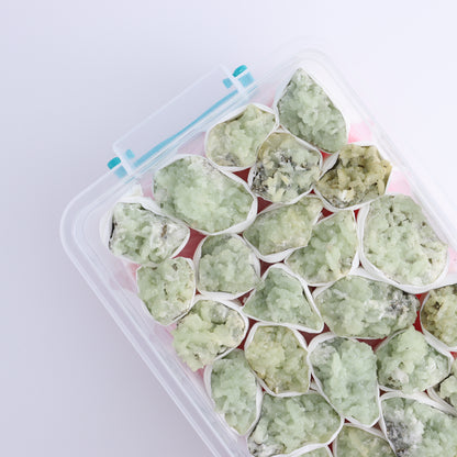 Prehnite Flat from Morocco - Expert Wholesale and Supplier of Wholesale Crystals & Bulk Gemstones, ["Clusters","Flats","Morocco","Prehnite"]
