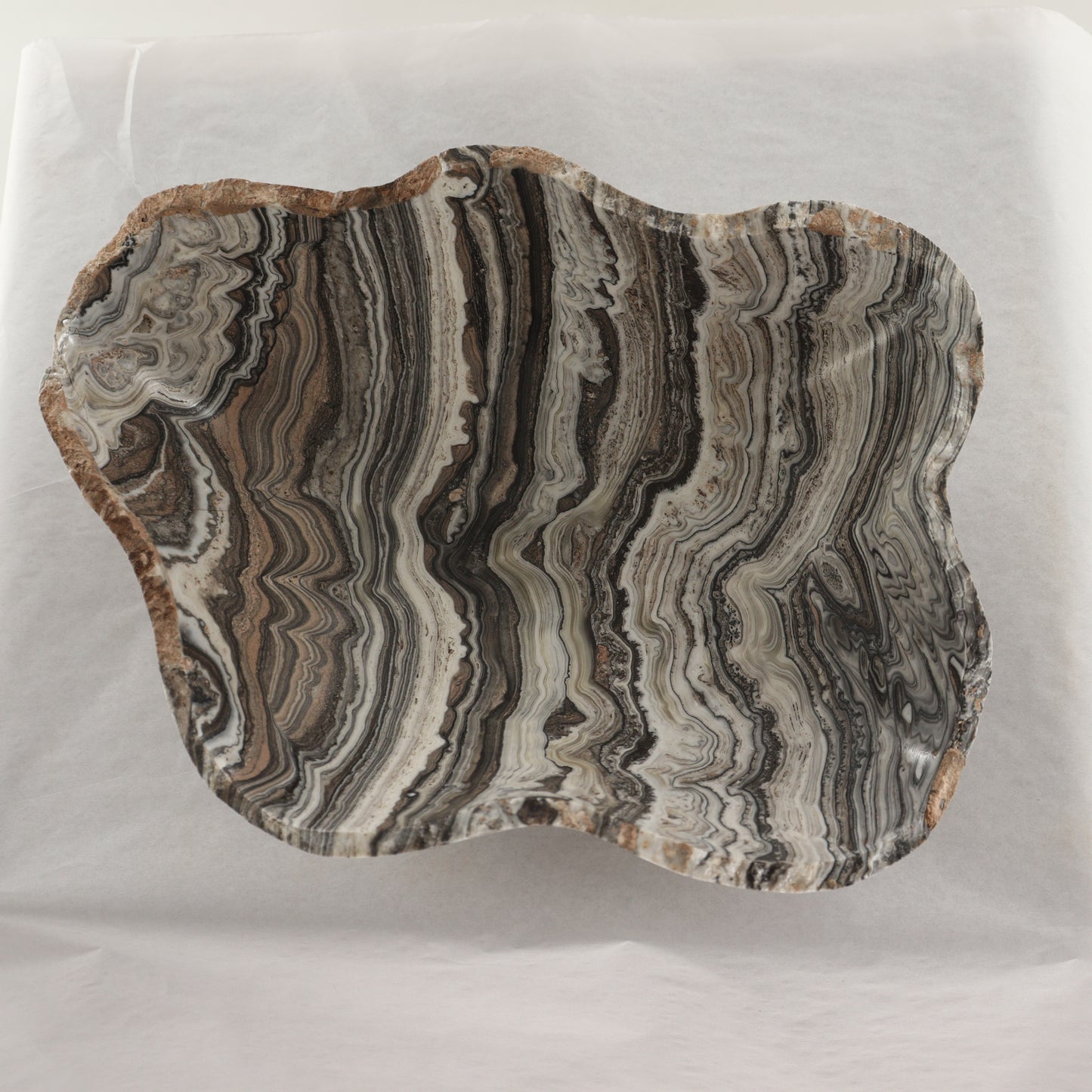 Zebra Onyx Bowl - Expert Wholesale and Supplier of Wholesale Crystals & Bulk Gemstones, ["Bowls","Mexico","onyx"]
