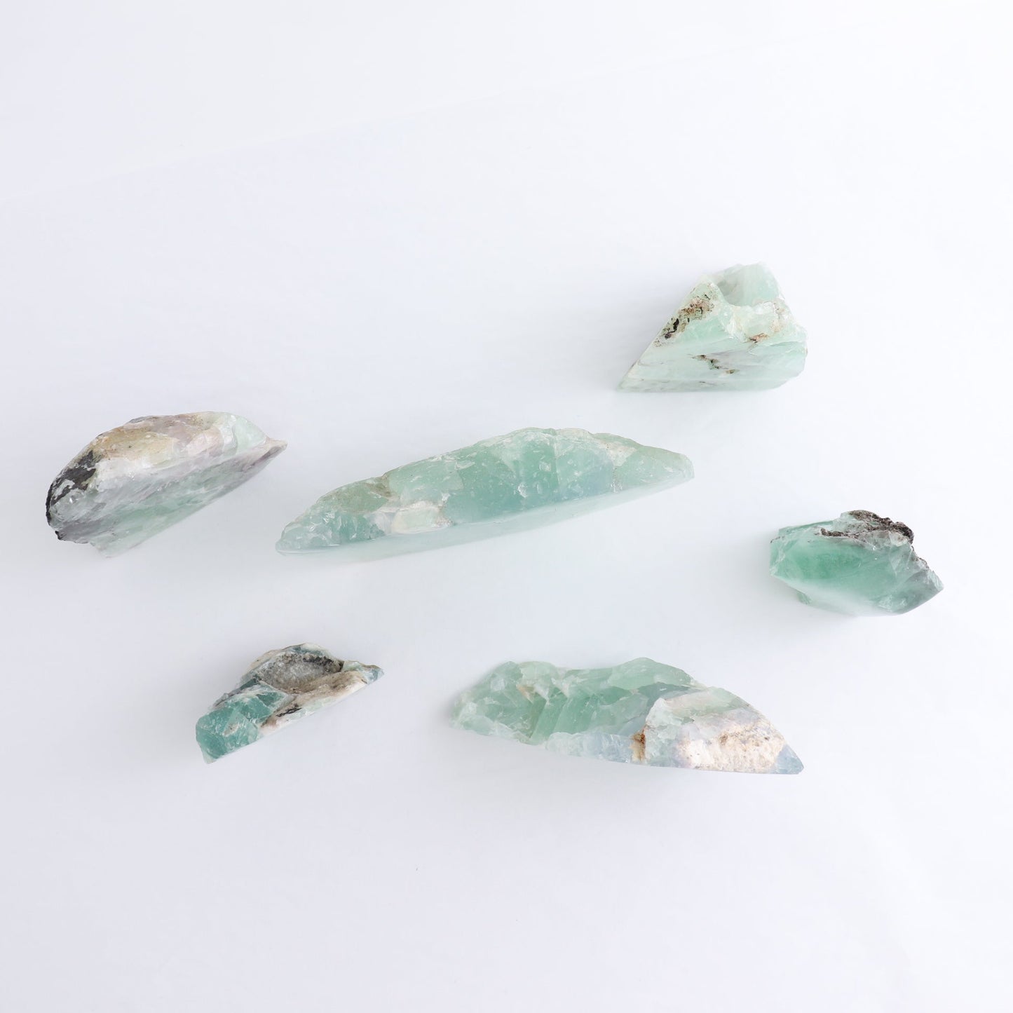 Fluorite Face Polished Set of 6
