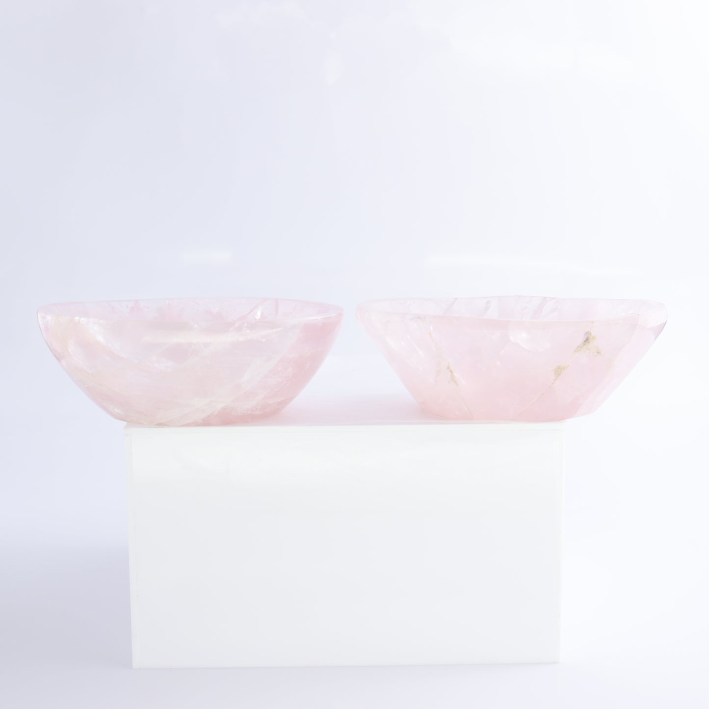 Rose Quartz Bowls Set of 5