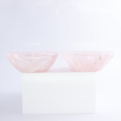 Rose Quartz Bowls Set of 5