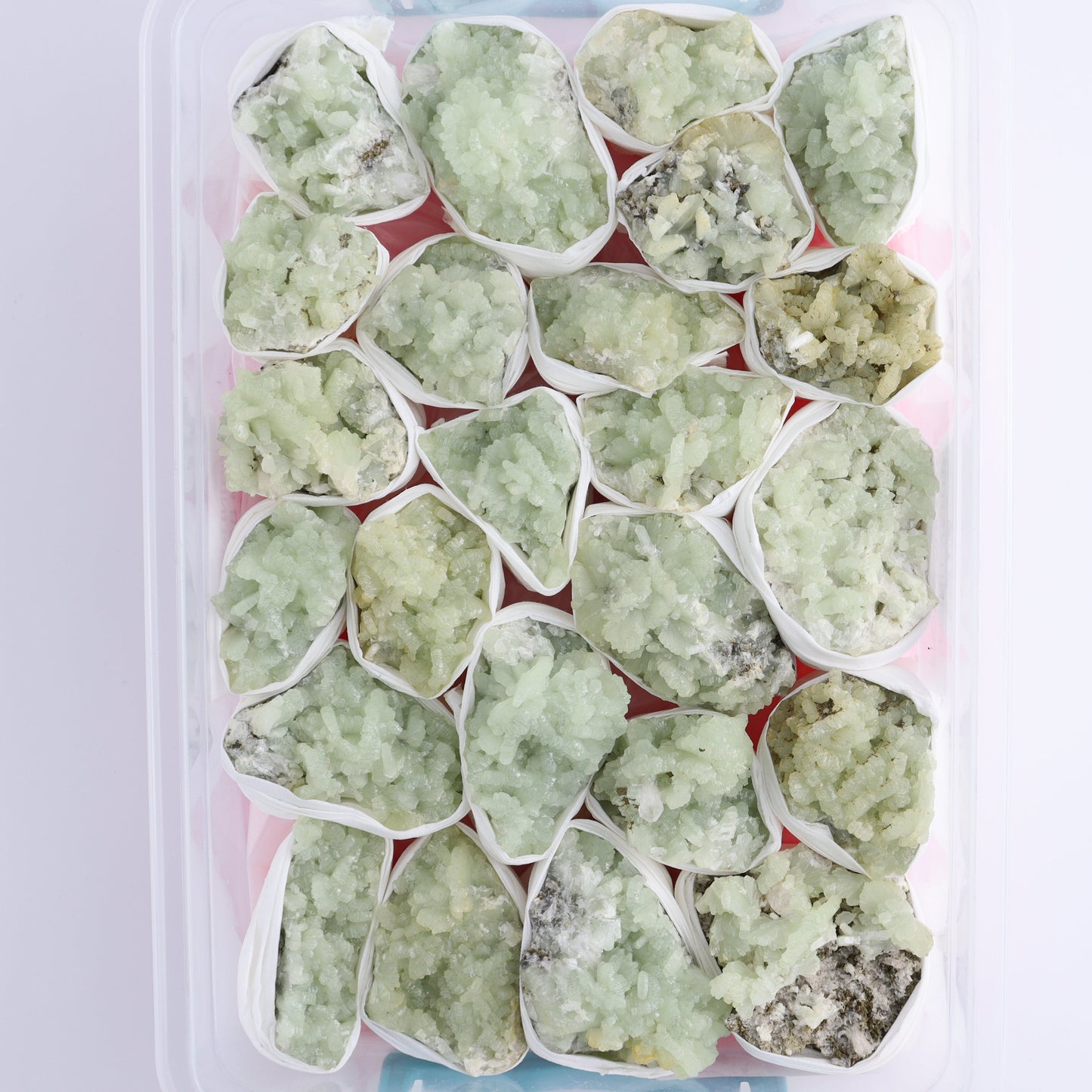Prehnite Flat from Morocco - Expert Wholesale and Supplier of Wholesale Crystals & Bulk Gemstones, ["Clusters","Flats","Morocco","Prehnite"]