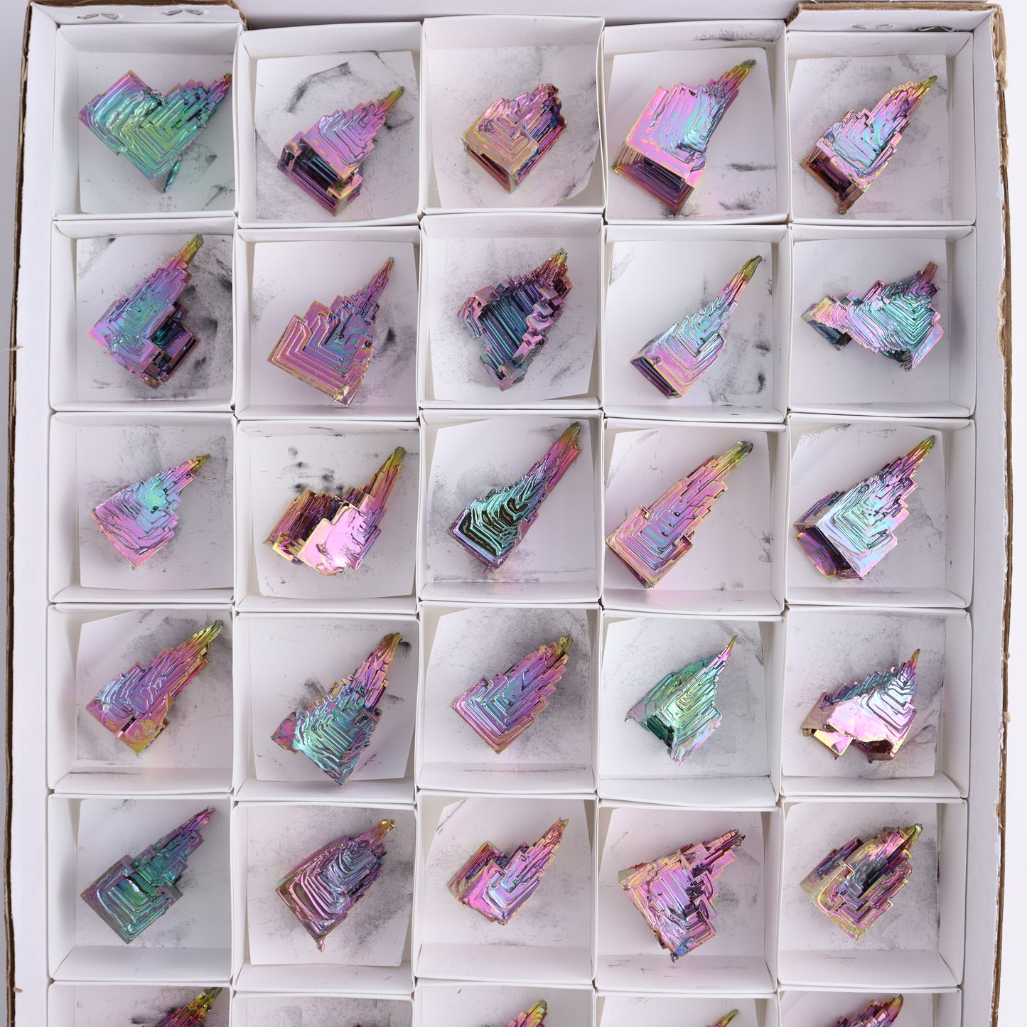 Bismuth Flat of 35 - Expert Wholesale and Supplier of Wholesale Crystals & Bulk Gemstones, ["Bismuth"]