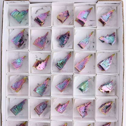 Bismuth Flat of 35 - Expert Wholesale and Supplier of Wholesale Crystals & Bulk Gemstones, ["Bismuth"]