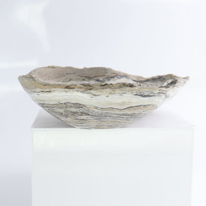 Mexican Onyx/Calcite Bowl 10"