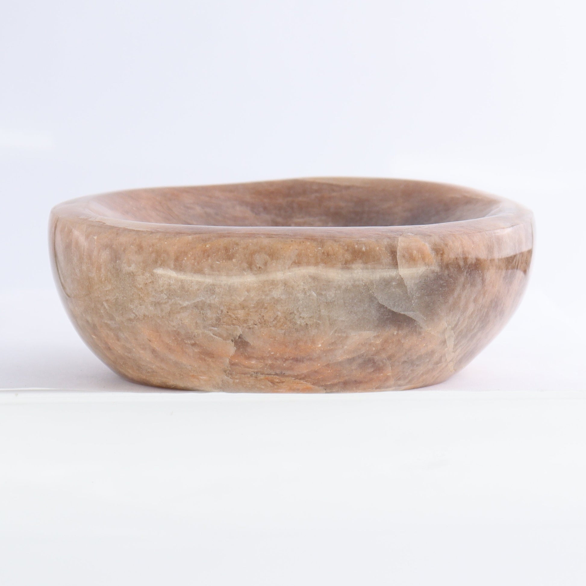 Peach Moonstone Bowl Set of 4 - Expert Wholesale and Supplier of Wholesale Crystals & Bulk Gemstones, ["bowl","Bowls","Peach Moonstone"]