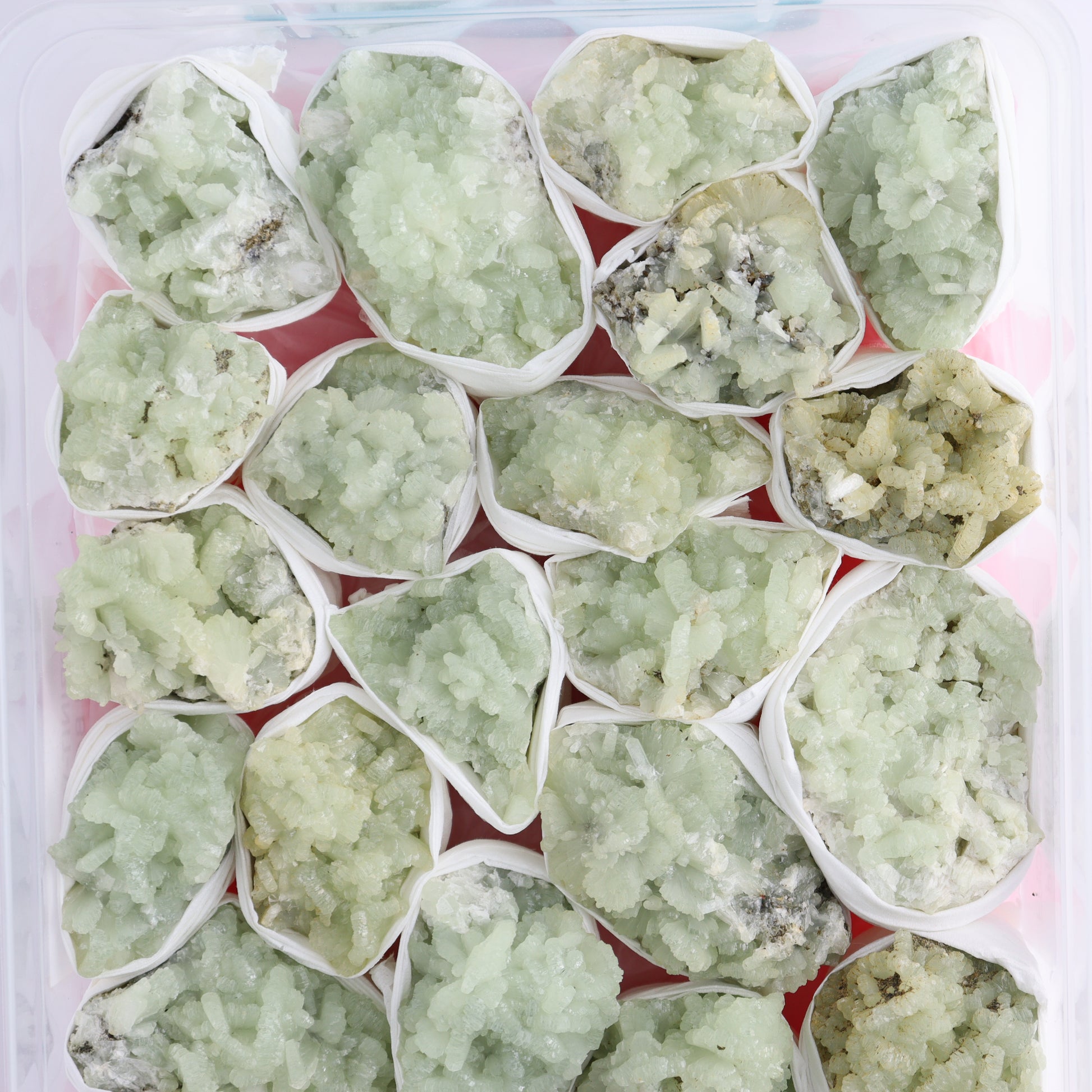 Prehnite Flat from Morocco - Expert Wholesale and Supplier of Wholesale Crystals & Bulk Gemstones, ["Clusters","Flats","Morocco","Prehnite"]
