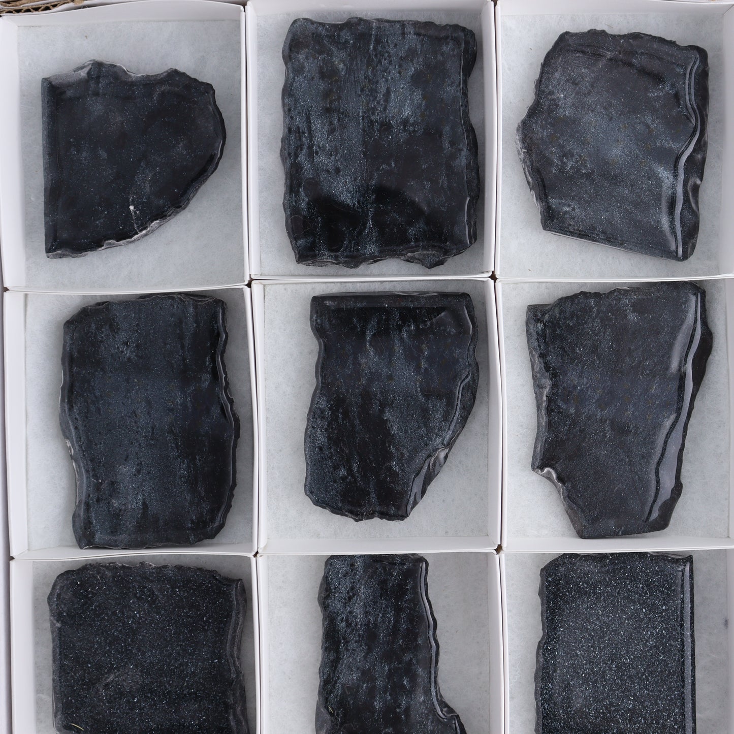 Specularite Flat of 12 - Expert Wholesale and Supplier of Wholesale Crystals & Bulk Gemstones, ["flat","Flats","Specularite","United States"]