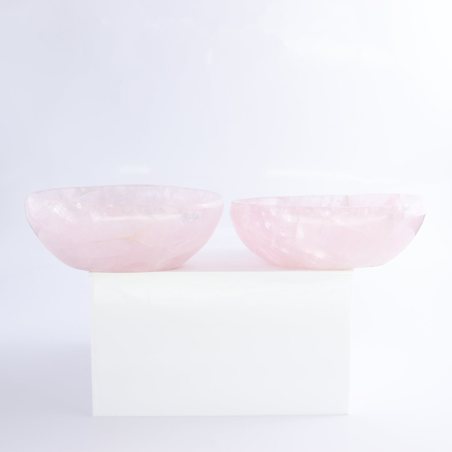 Rose Quartz Bowls Set of 5
